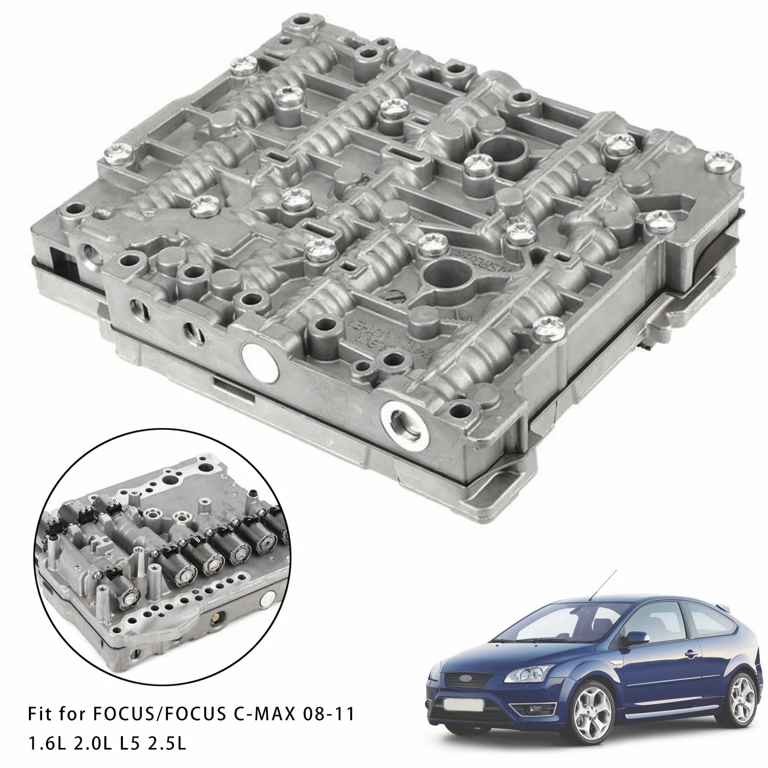 Topteng Adatto per MPS6 6DCT450 7M5R-7H035-CA Gearbox Transmission Valve Body Adatto per Ford Chrysler