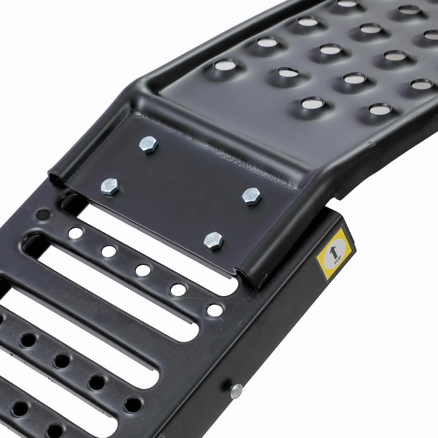 KATSU Tools Rampe pieghevoli in acciaio 2 in 1, confezione da 2, resistenti e a doppio uso, 200 x 23 x 5 cm, carico massimo 500 kg, portatile, ideale per moto, trattori, furgoni, quad e molto altro