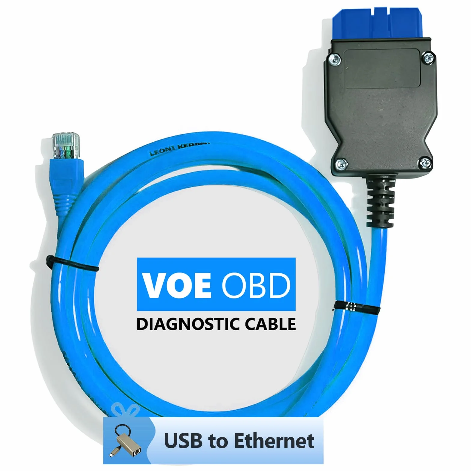 JUTA Adattatore OBD2 per Volvo SPA CMA XC90 XC40, Cavo Ethernet USB per VIDA VDASH