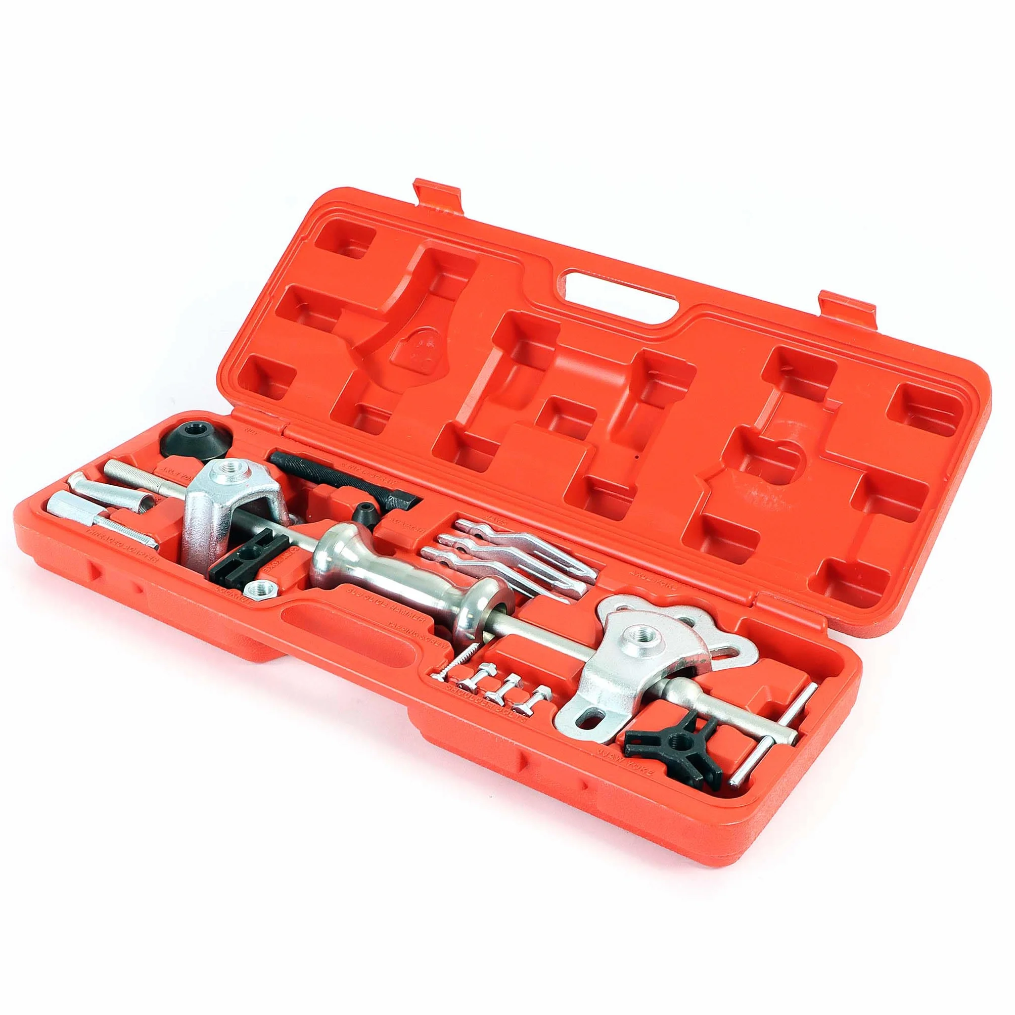 Wiltec Set estrattore per cuscinetti mozzi ruota 4 e 5 fori con martello scorrevole