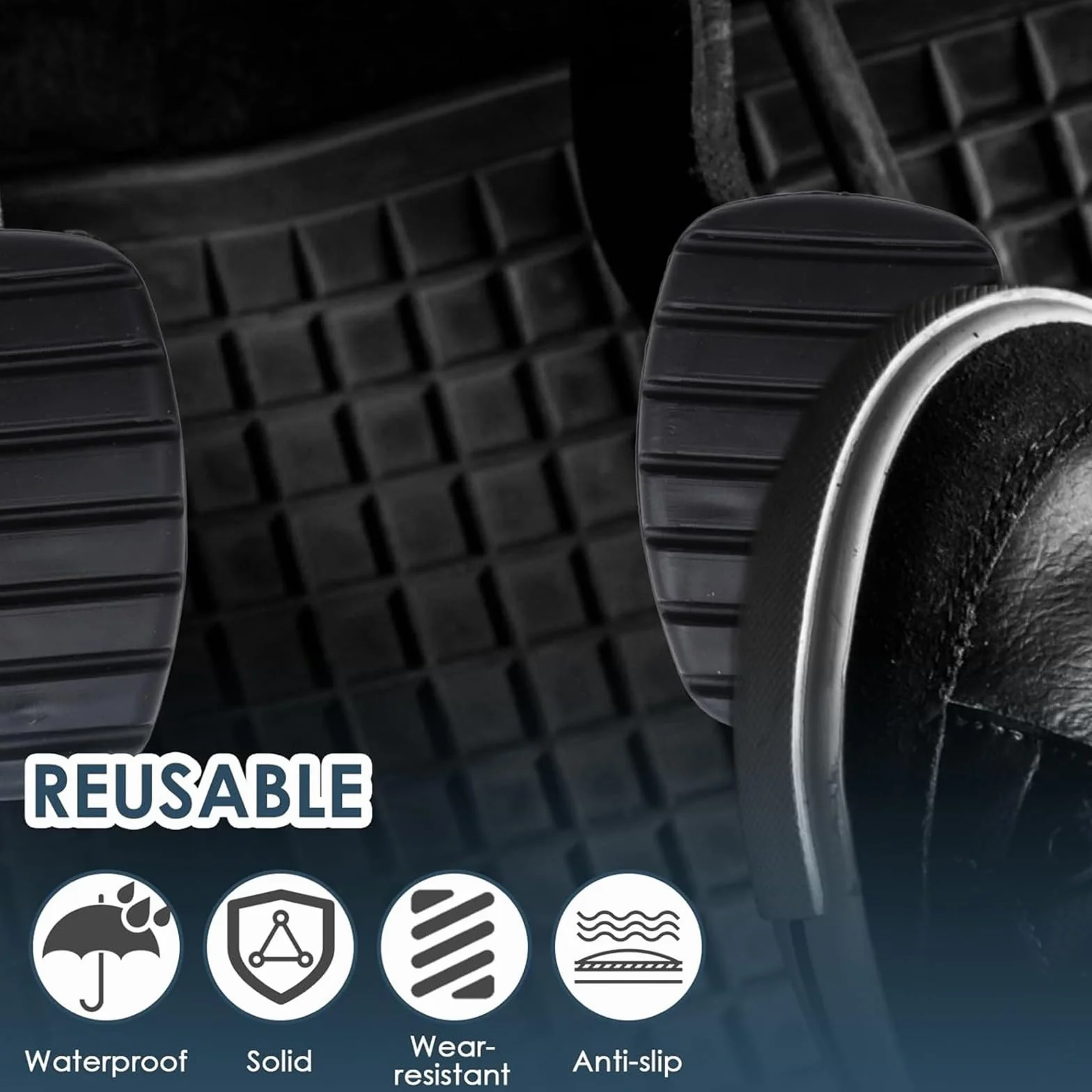 2 PZ Auto Frizione Freno Pedale Gomma Pad Covers per Renault Clio MeganeVauxhall Kangoo Laguna Modus Vivaro per Nissan Primastar Espace Trafic 7700416724 4653100QAC 91159860 Accessori Automobili
