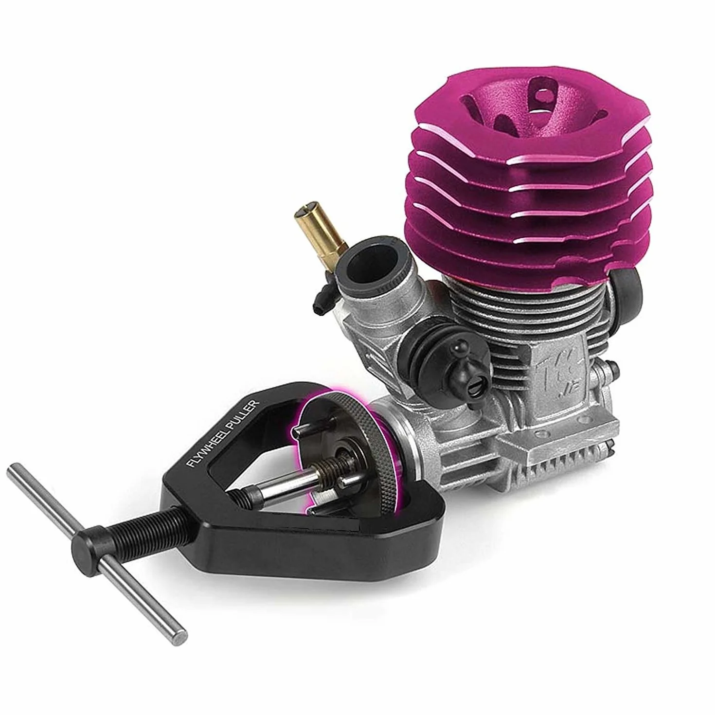 Nitro Motore A Gas Volano Rimozione Estrattore Strumento Utilità Chiave per Rc Auto Buggy