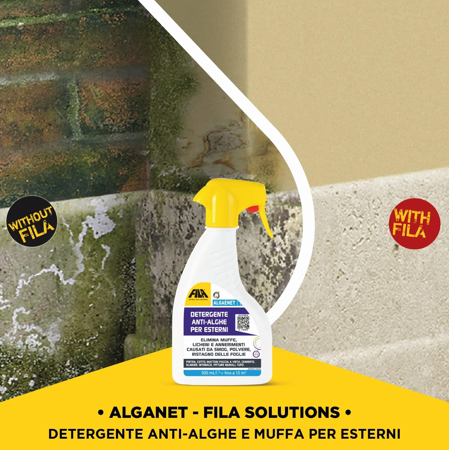 FILA Surface Care Solution ALGAENET Detergente Anti-Alghe 500ml