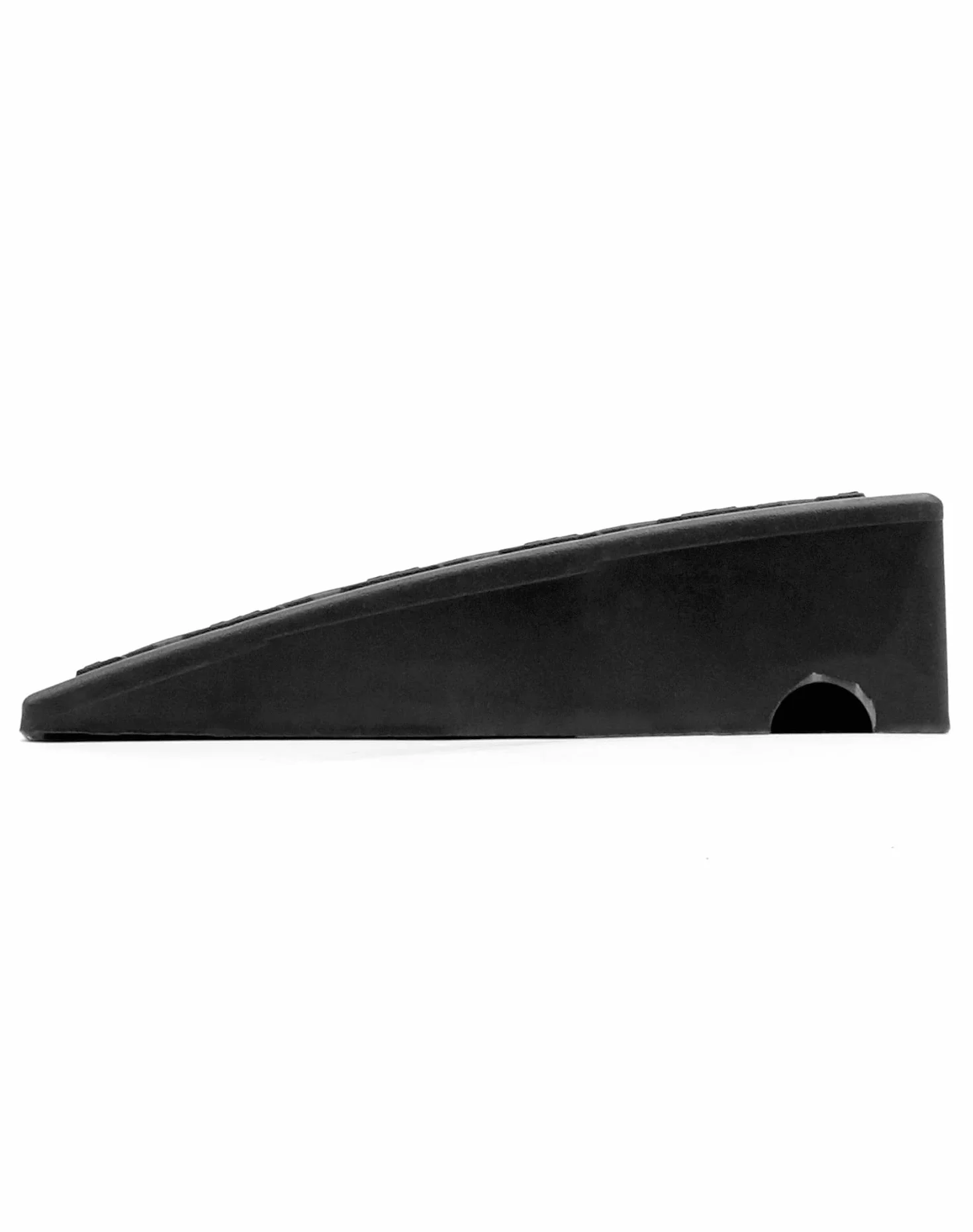 QWORK® 2 pezzi rampa carrabile per marciapiede in plastica, rampe auto, per sedie a rotelle, moto, 49x27x7 cm