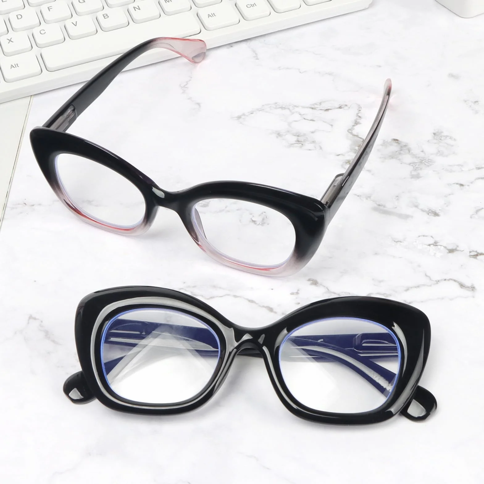 Occhiali da Lettura Anti Luce Blu Antigraffio Antiscivolo Unisex 1.5 2.0 2.5