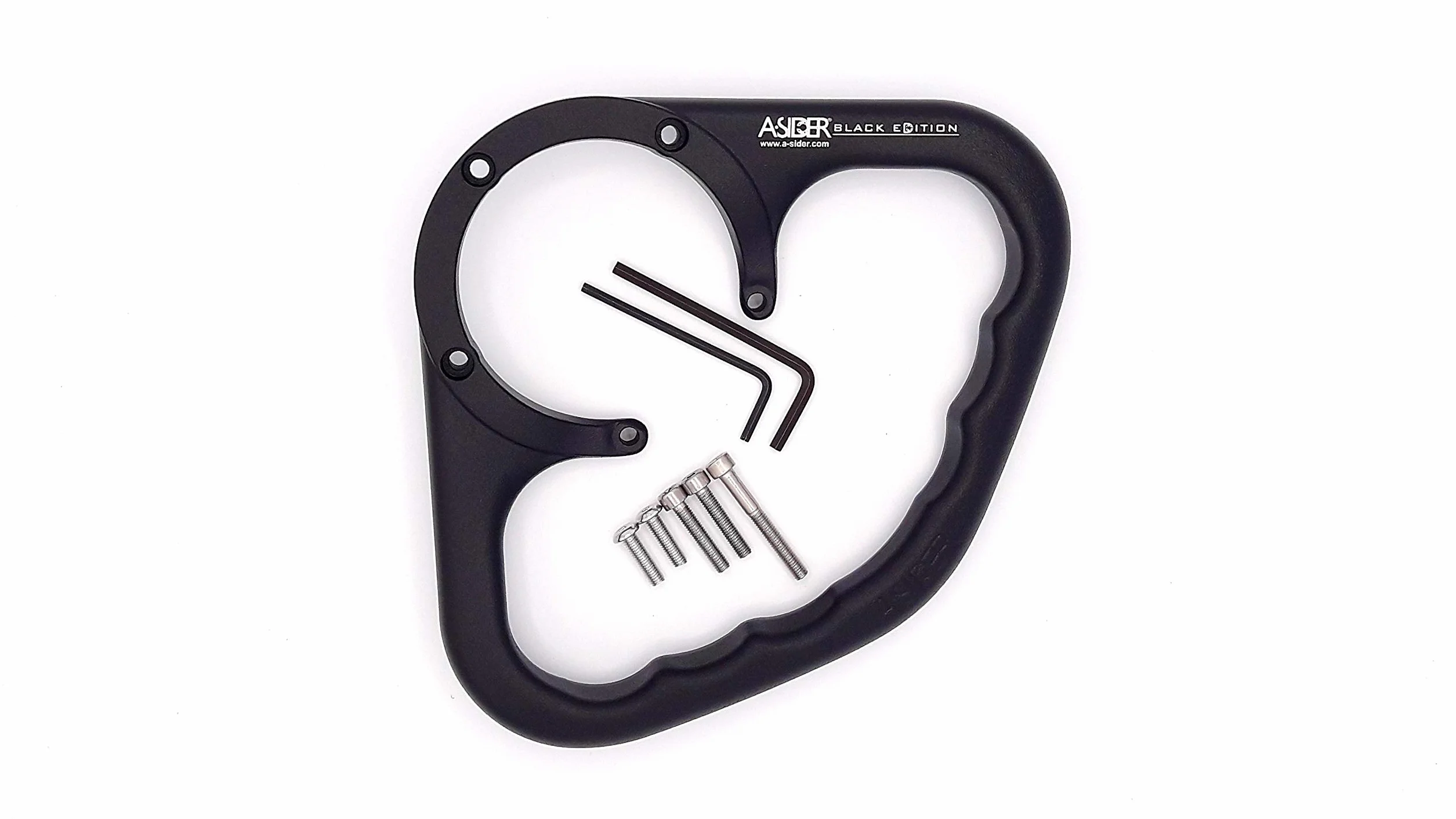 Moto Maniglia Serbatoio Nero A-SIDER Passeggero per l'installazione compatibile con alcuni modelli kawasaki