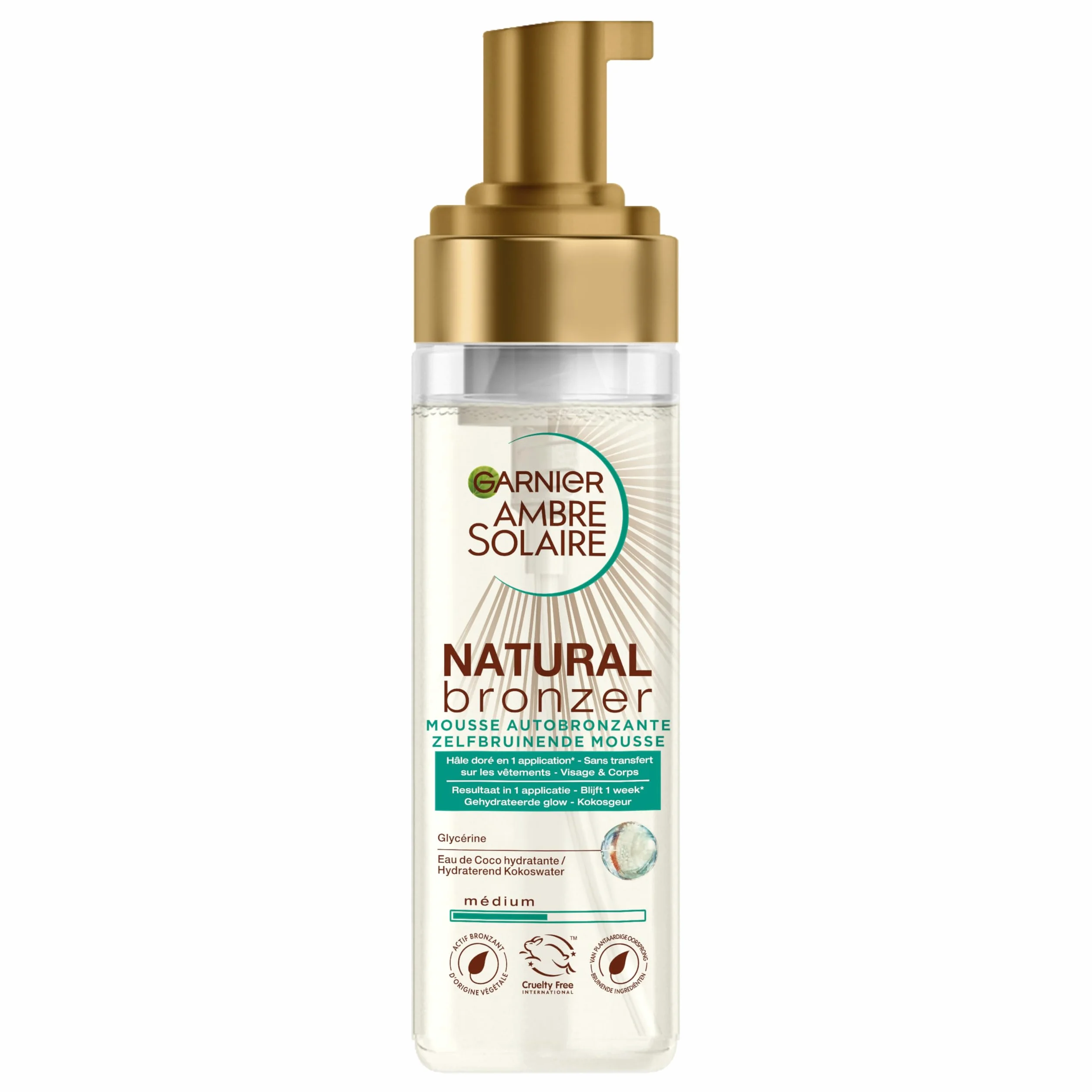 Garnier Ambre Solaire Natural Bronzer Mousse 200 ml