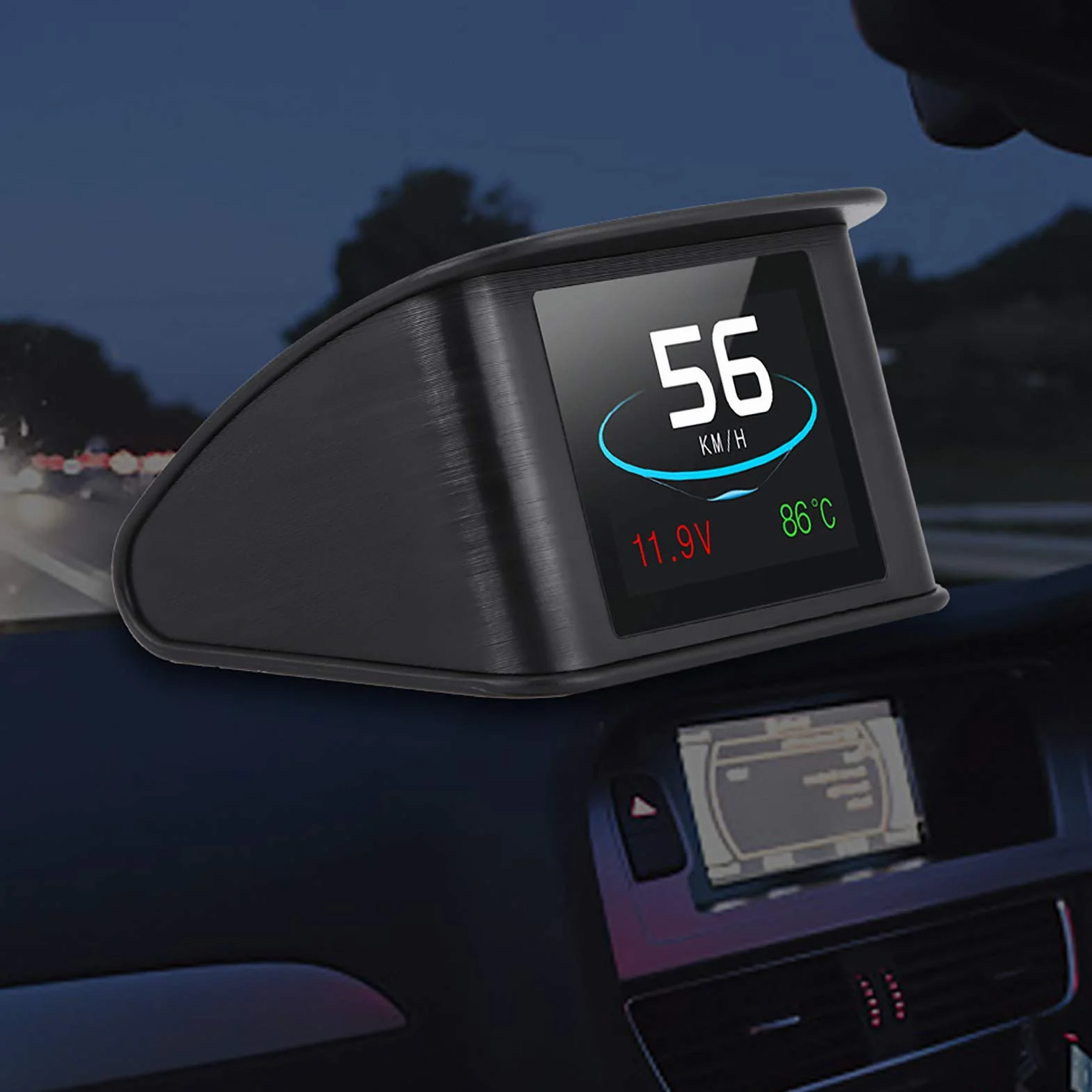 DEWIN HUD OBD2 Head up Display per auto, P10 tachimetro GPS Tachimetro Digitale GPS per Auto OBD Car Head-up Display con allarme di velocità eccessiva voltmetro avvertimento