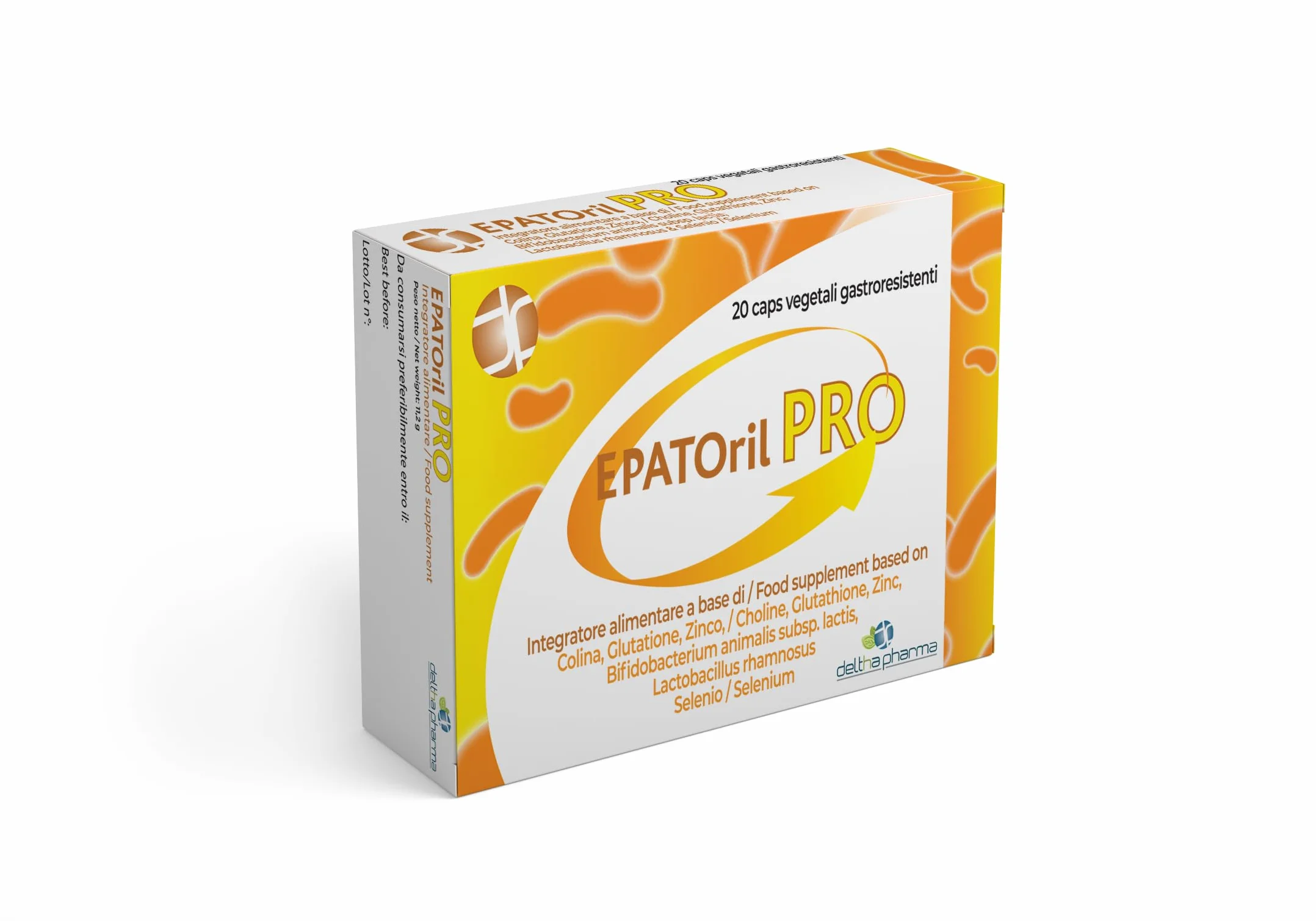 Epatoril Pro Colina Zinco Glutatione Selenio Prebiotici Studio Clinico Ospedale Cardarelli Funzione Epatica