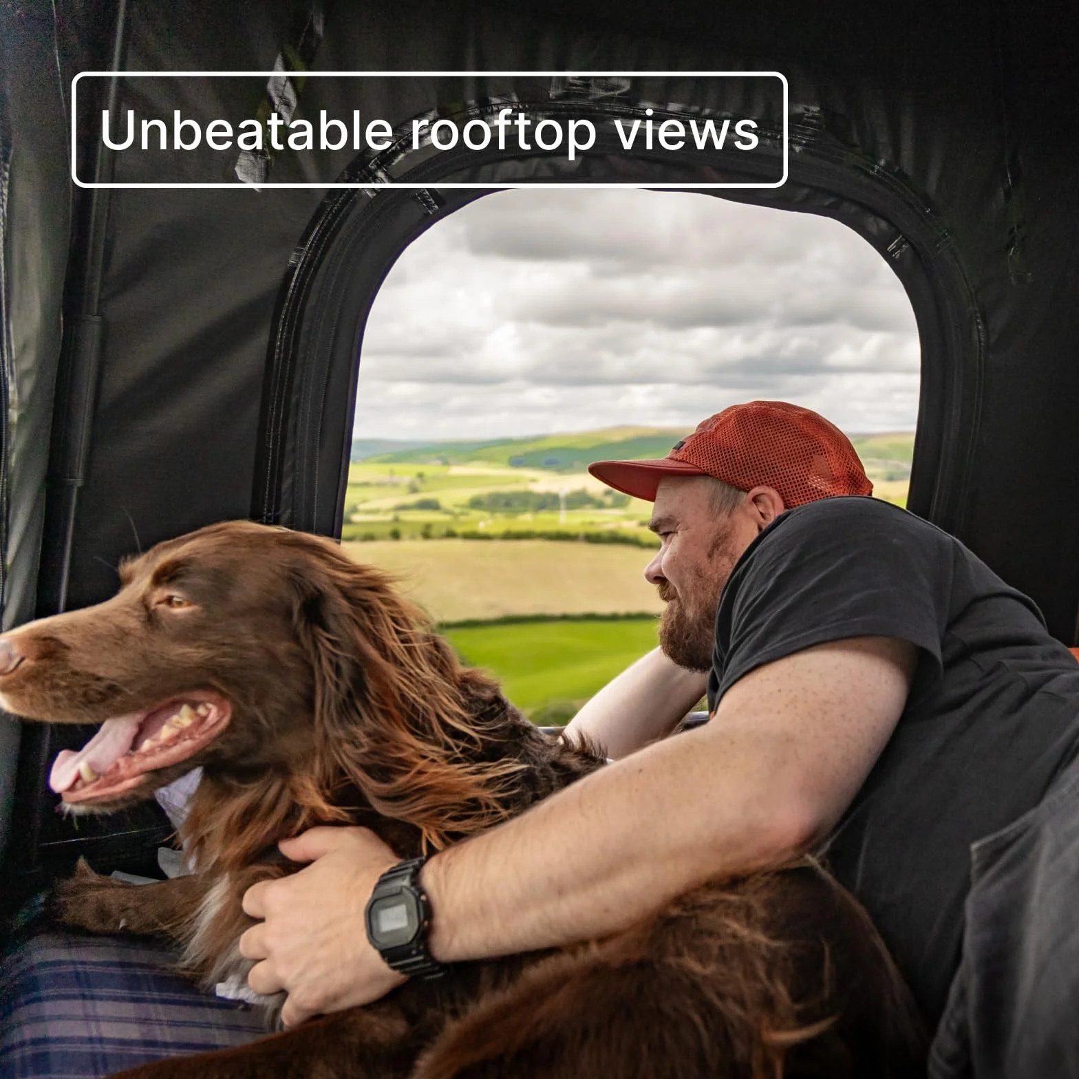 TentBox GO - Tenda da Tetto per Auto Super Leggera - Tenda da Tetto TentBox - Campeggio Quattro Stagioni - ADATTA ALLA MAGGIOR PARTE DELLE AUTO - Design Leggero Premium, Montaggio in 60 Secondi