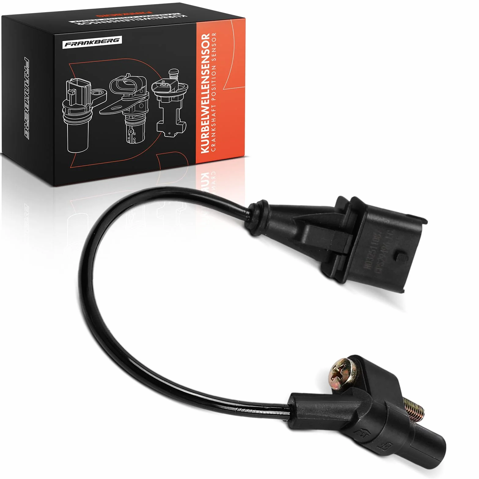 Frankberg Posizione dell'albero Motore Sensore dell'albero Motore 3-Poli Compatibile con Wrangler III JK Cherokee KK Replace# K68029496AB,68029496AB