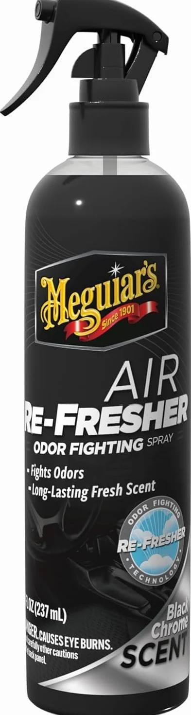 Meguiar's Black Chrome Air Refresher Spray Deodorante per Auto 237 ml