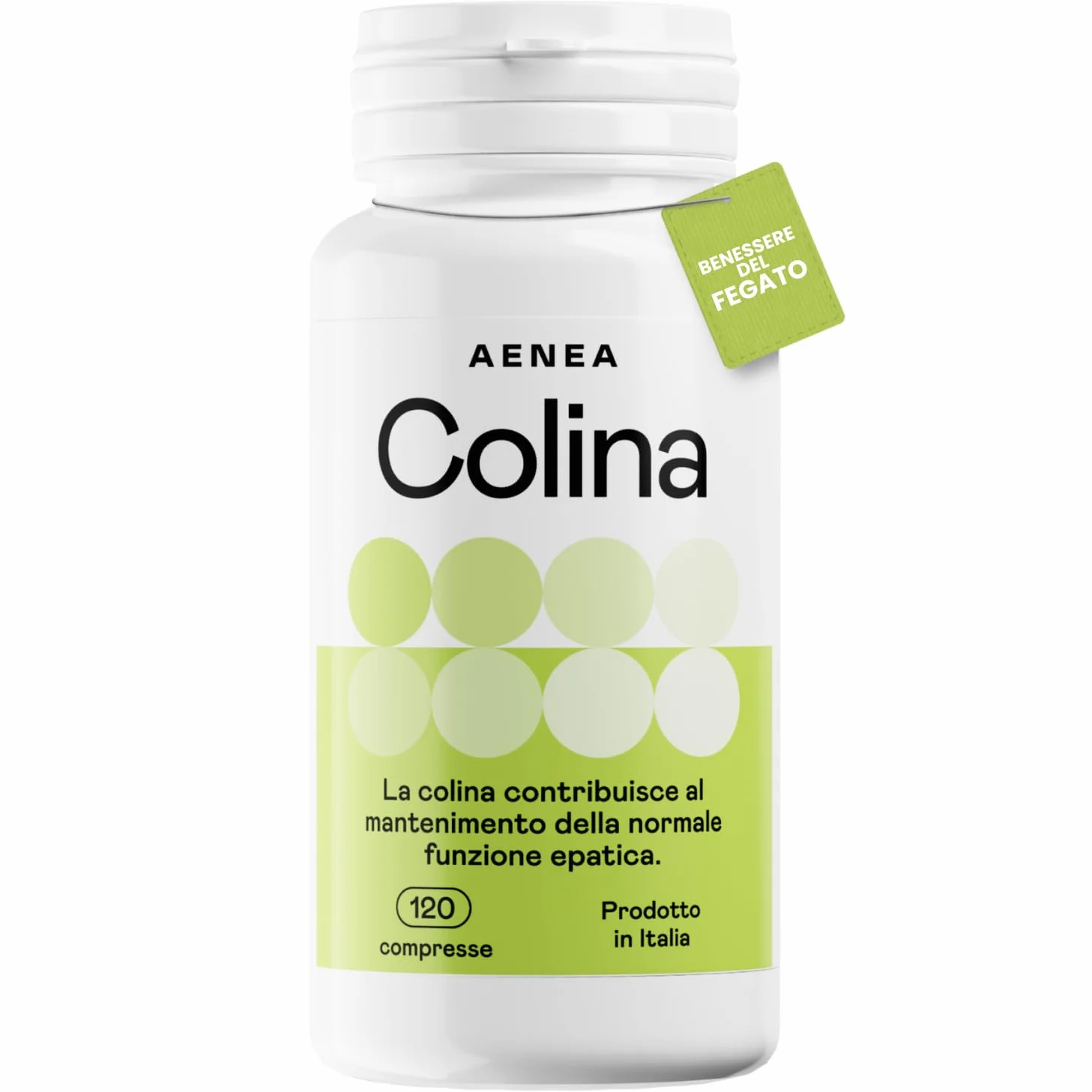 Colina Integratore 120cps Alto Dosaggio 1200mg Colina Bitartrato Depura Fegato Funzione Epatica Metabolismo Grassi Detox Made in Italy