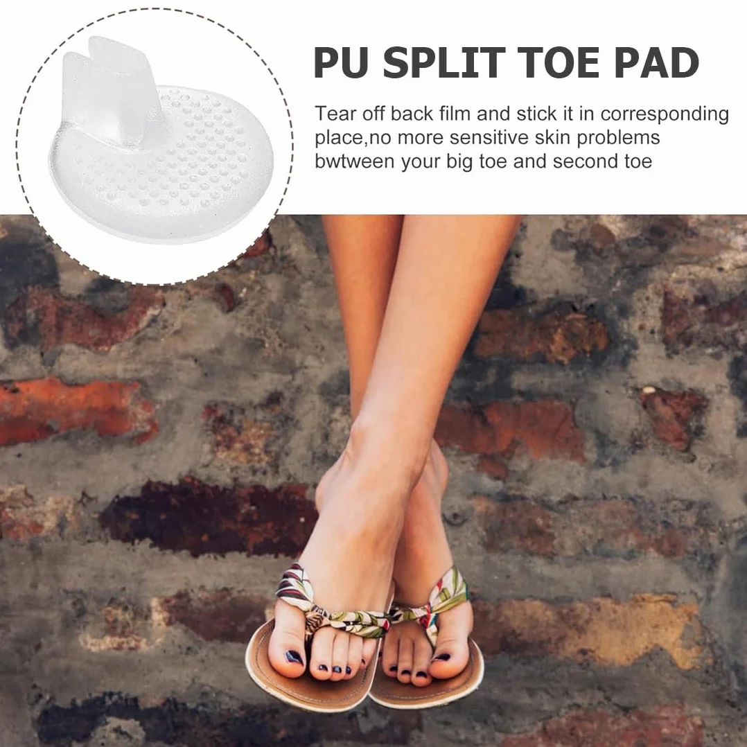 JEYORZY 5 Paia Separatori per Le Dita Dei Piedi, Antiscivolo Infradito Pad, Cuscino Protezioni per Donne e Uomini