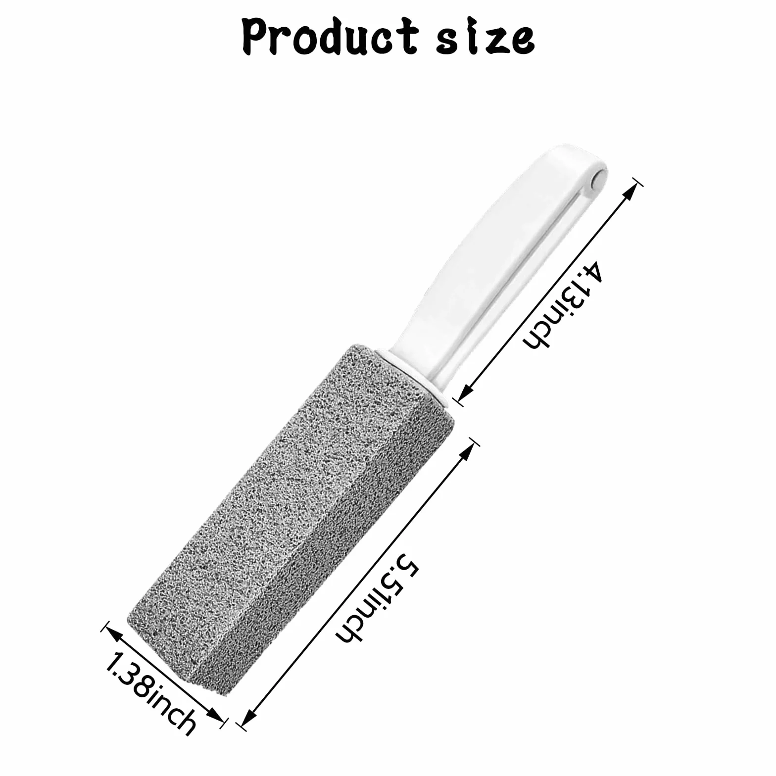 Pietra Pomice per WC con Manico, Cleaning Block 4 Pezzi per Bagno e Cucina