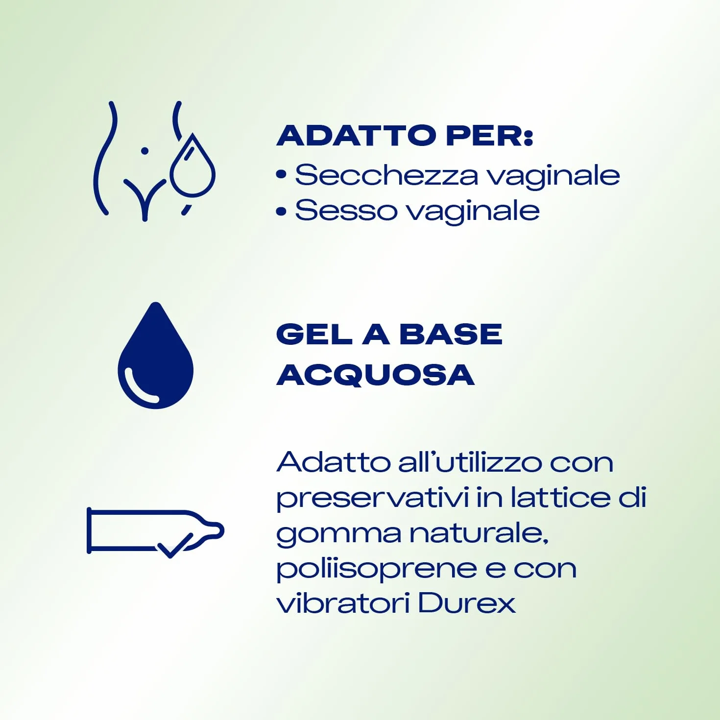 Durex Naturals Pure Gel Lubrificante Intimo, 100% Ingredienti di Origine Naturale, 100ml