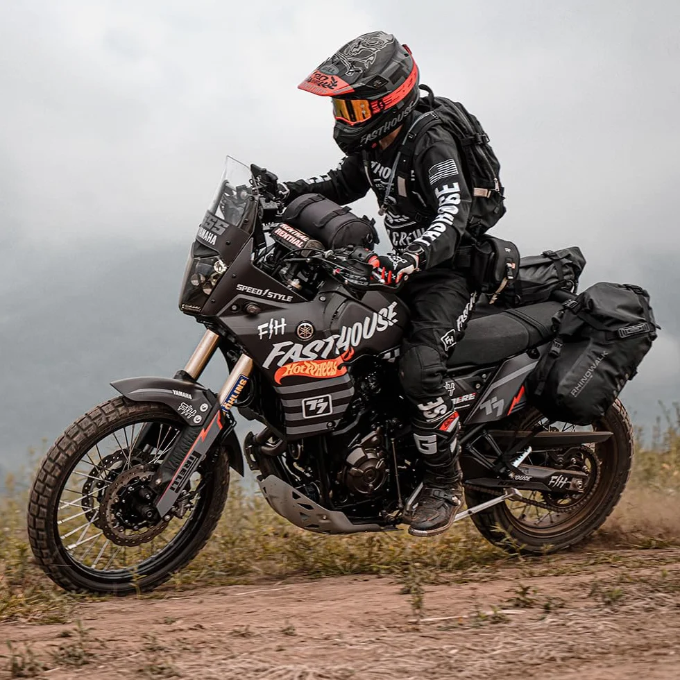 Rhinowalk Moto Borsa Portabagagli Impermeabile 28L Anti-Vibrazioni Borse laterali per Moto Avventura Sport