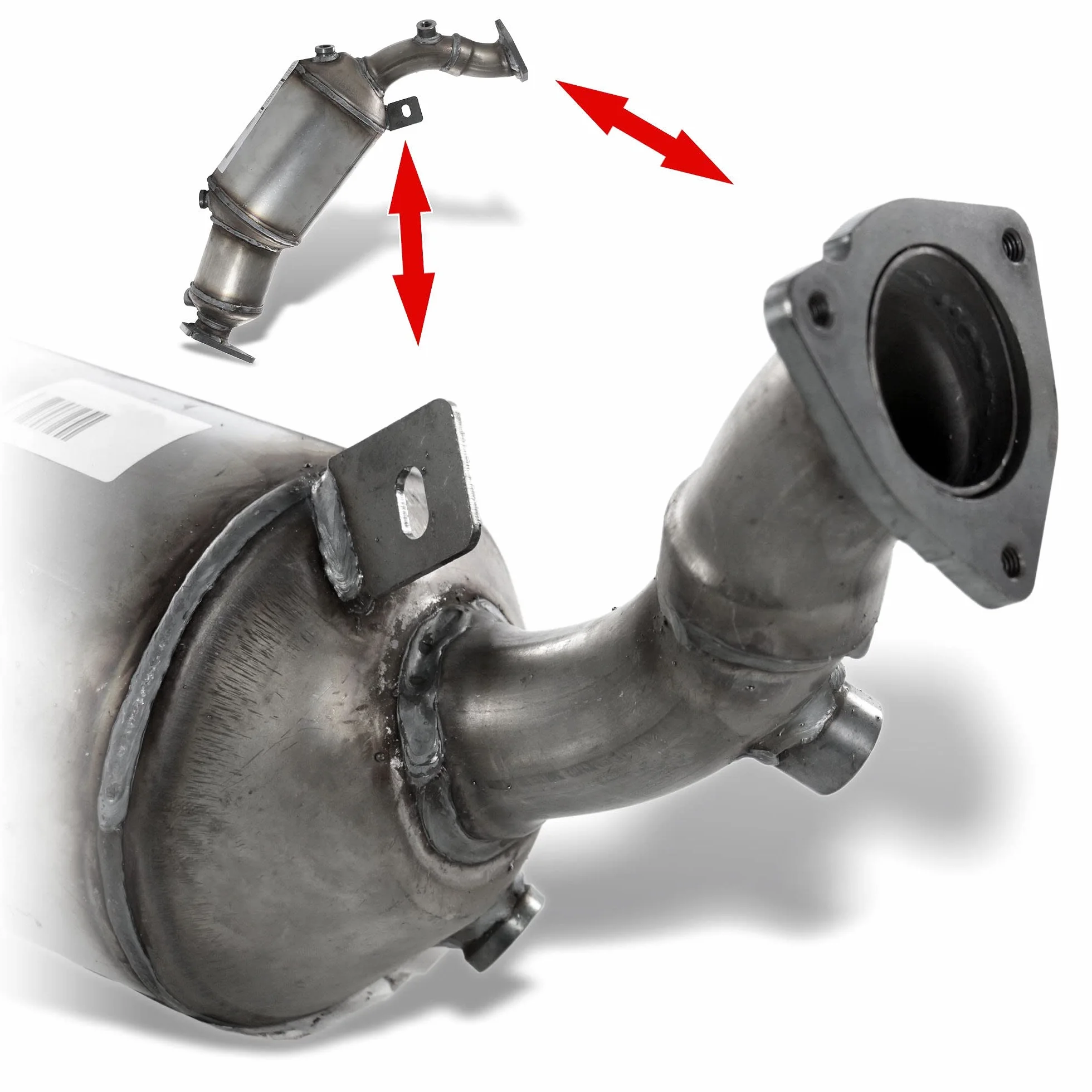 Filtro antifuliggine/particolato Filtro antiparticolato diesel DPF Sistema di scarico