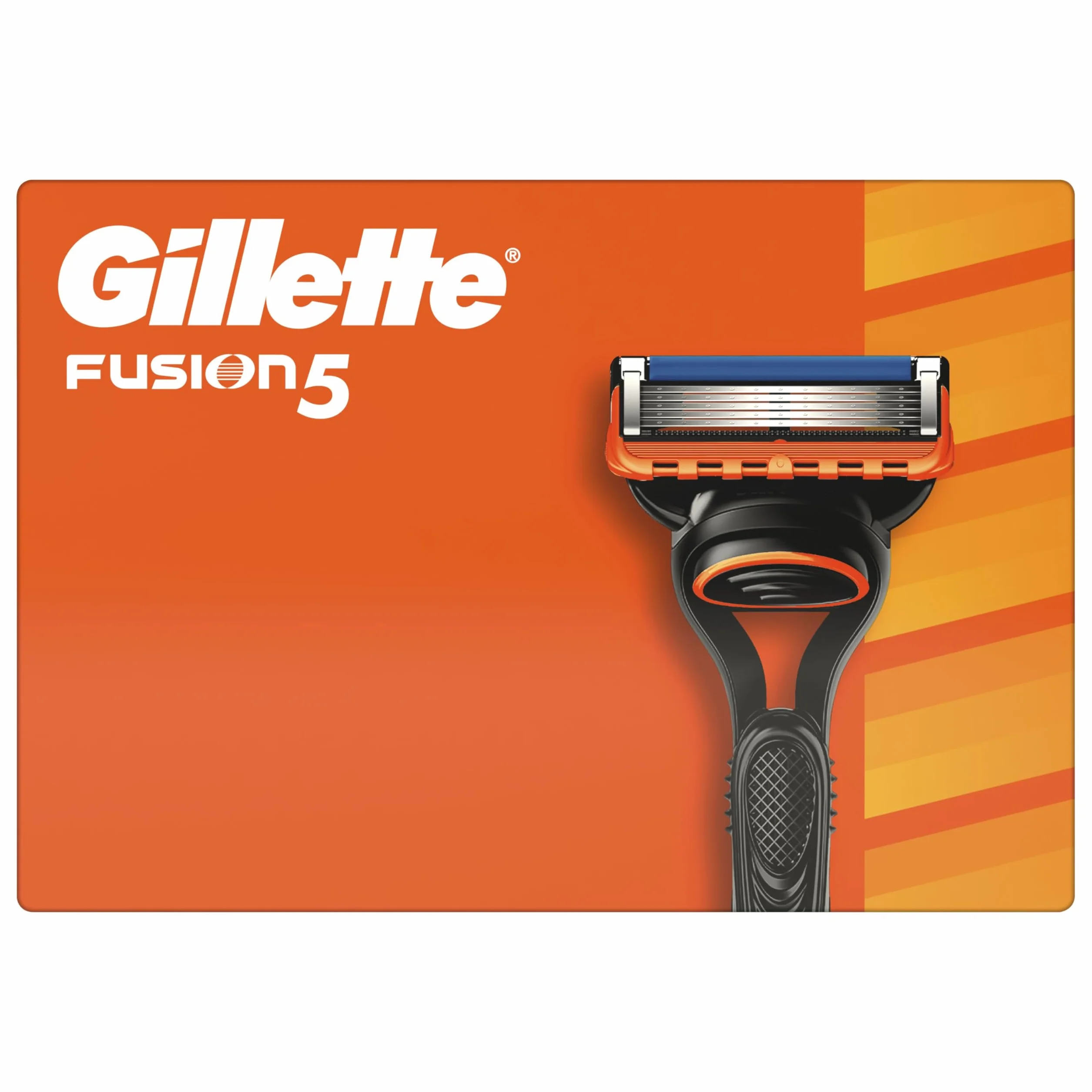 Gillette Fusion5 20 Lamette di Ricambio Rasoio Barba Manuale, 5 Lame, Striscia Lubrificante