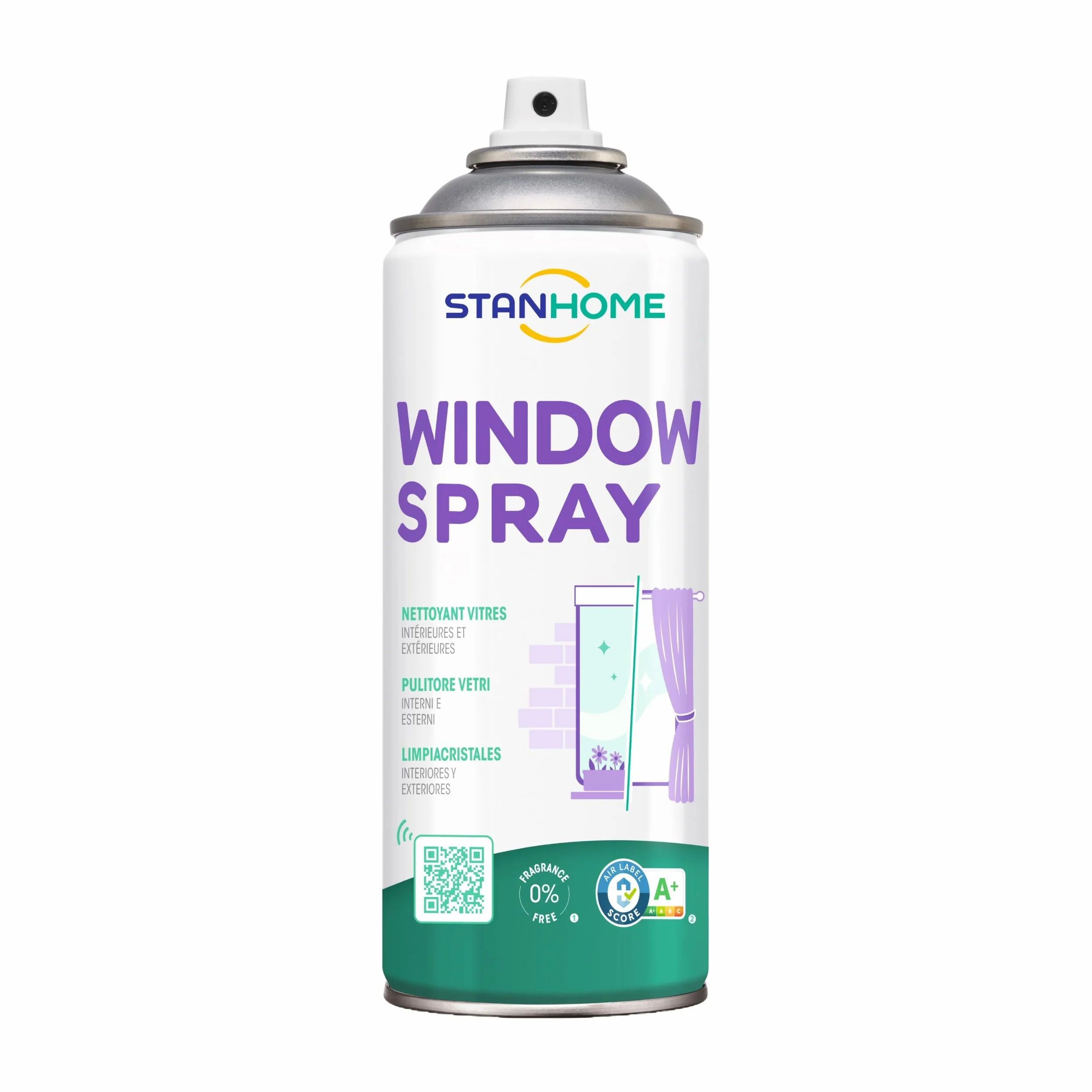 STANHOME Spray Pulitore Vetri WINDOW SPRAY 400 ml