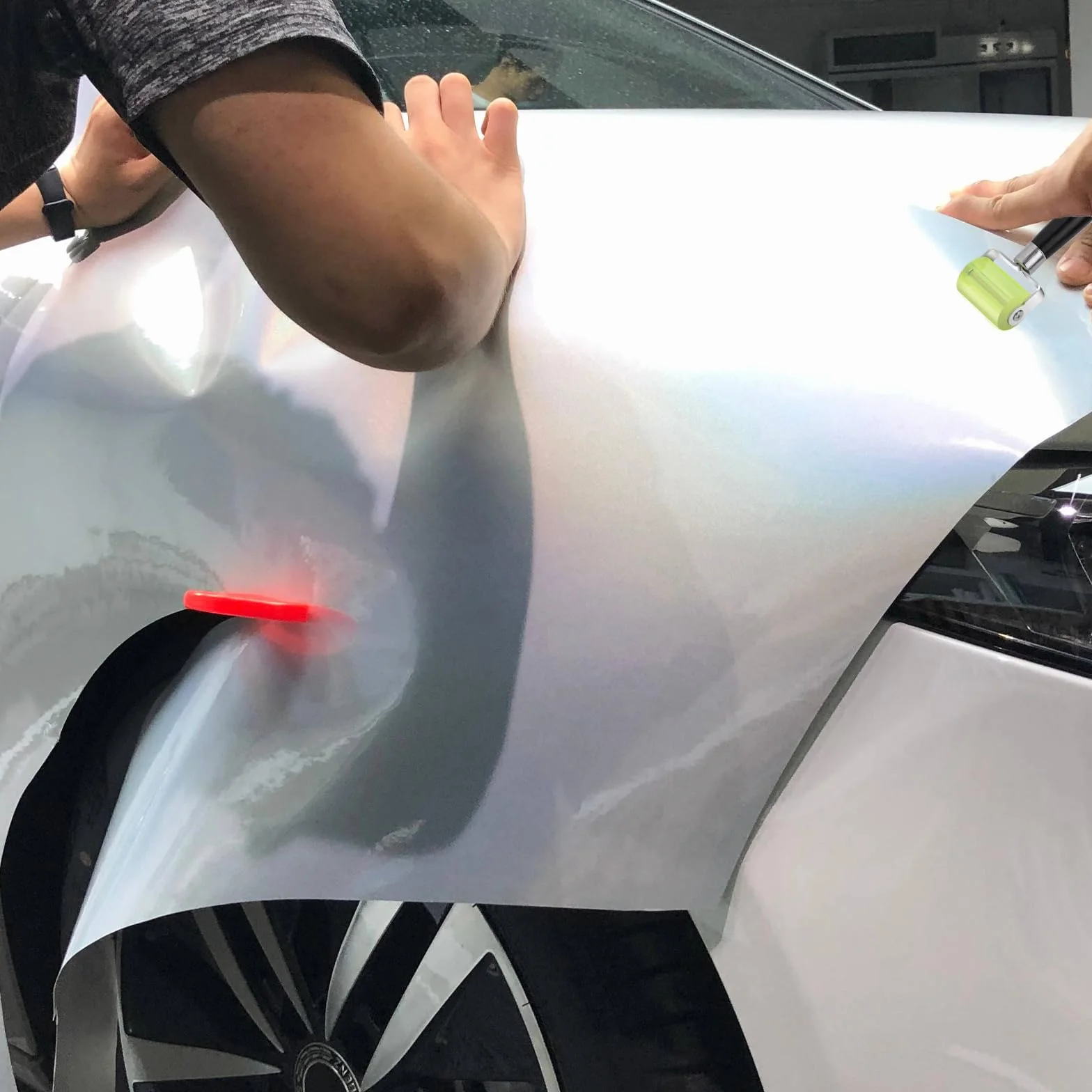 2 rulli a pressione manuale, in silicone, per sigillare bordi e per saldare teloni in PVC