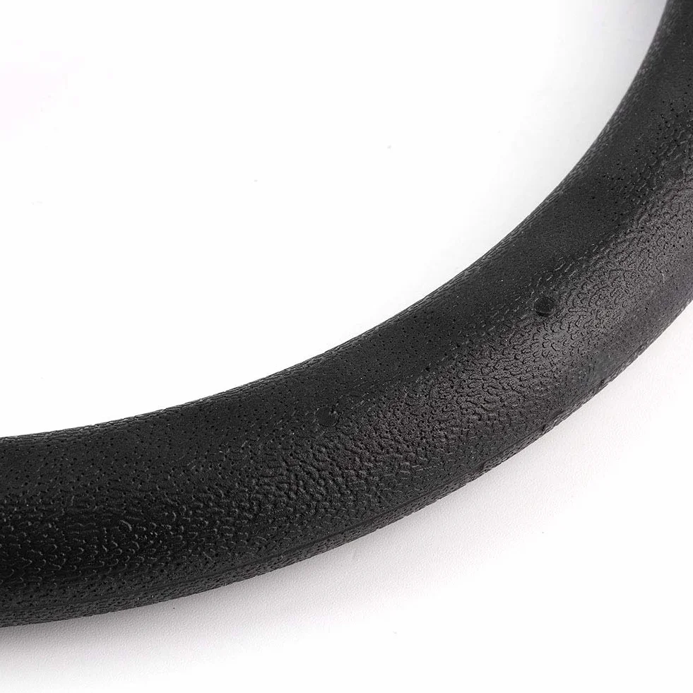 Volante Sportivo per Smart + di Akozon, Volante con Cappuccio, Volante 10,6" per Go-Kart, Accessorio per Carrello con Cappuccio, Nero, ABS, Universale per Go-Kart