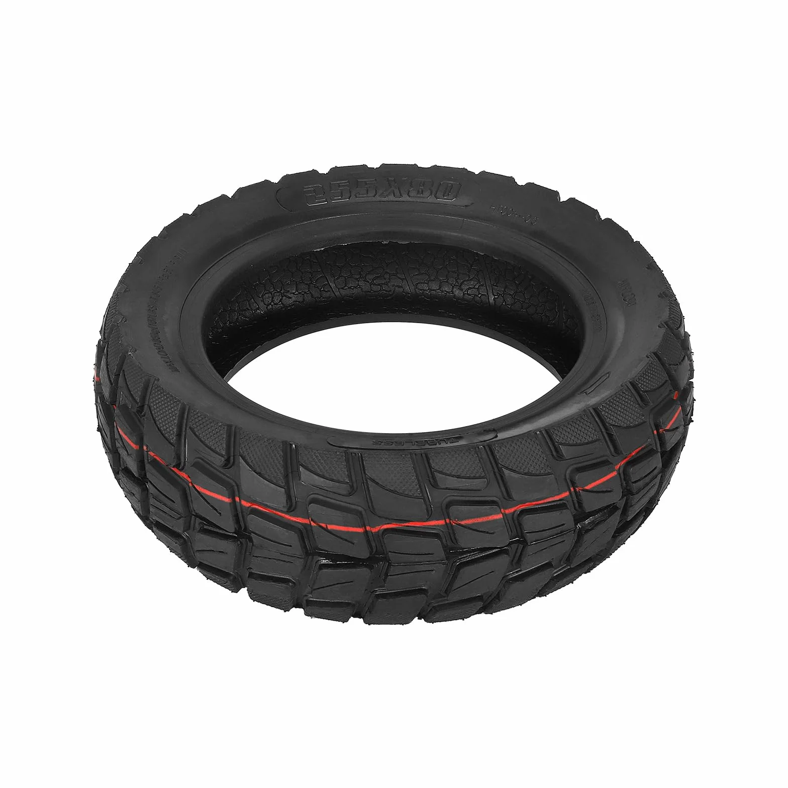 Pneumatici tubeless da fuoristrada 255 x 80, pneumatici di ricambio da 10 pollici/254 mm per monopattino elettrico Zero 10X, pneumatici anteriori e posteriori di ricambio super larghi