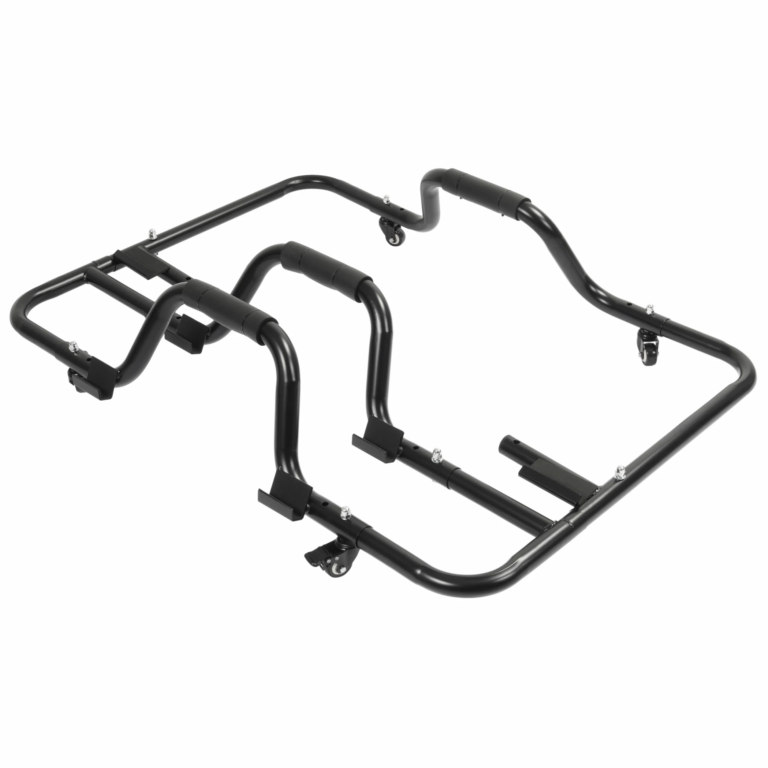 Rack di stoccaggio hardtop compatibile con Jeep Wrangler CJ-7/YJ/TJ/JK/JL 1976-2025 nero