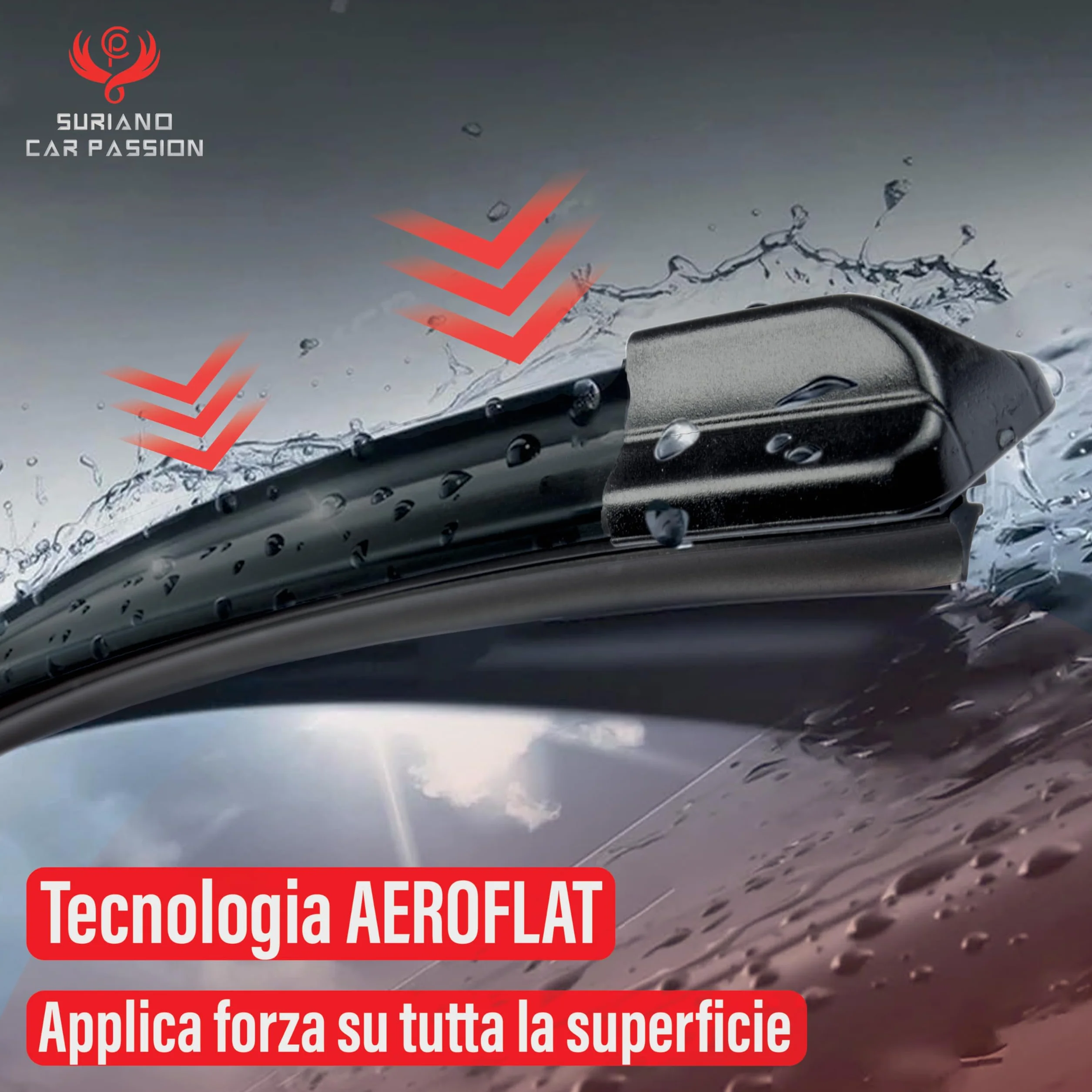 Coppia Spazzole Tergicristallo Compatibili FIAT 500 2007+ 500 ABARTH 60 35 cm Aero Flat