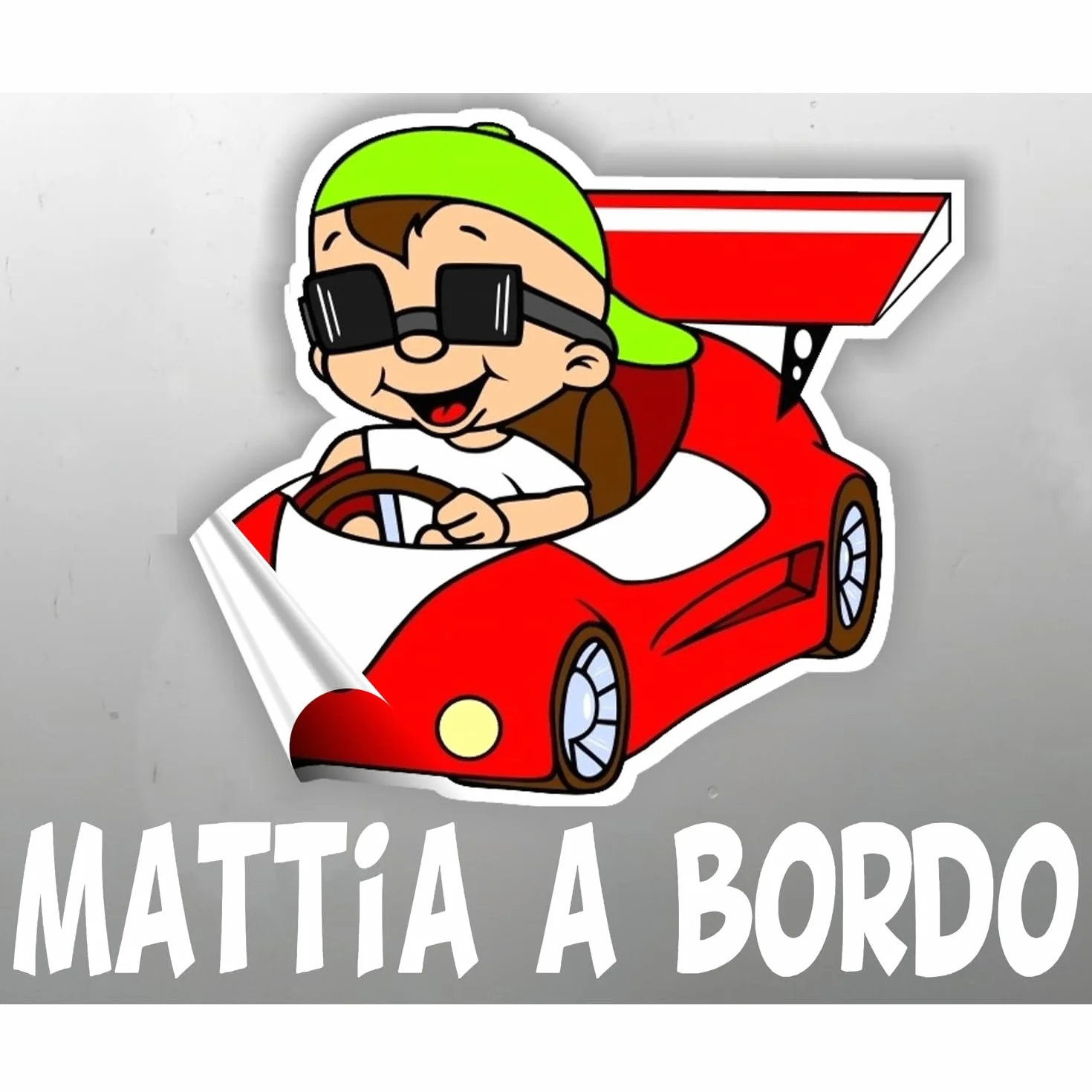Naklejka Baby on Board Personalizowana z Imieniem na Auto