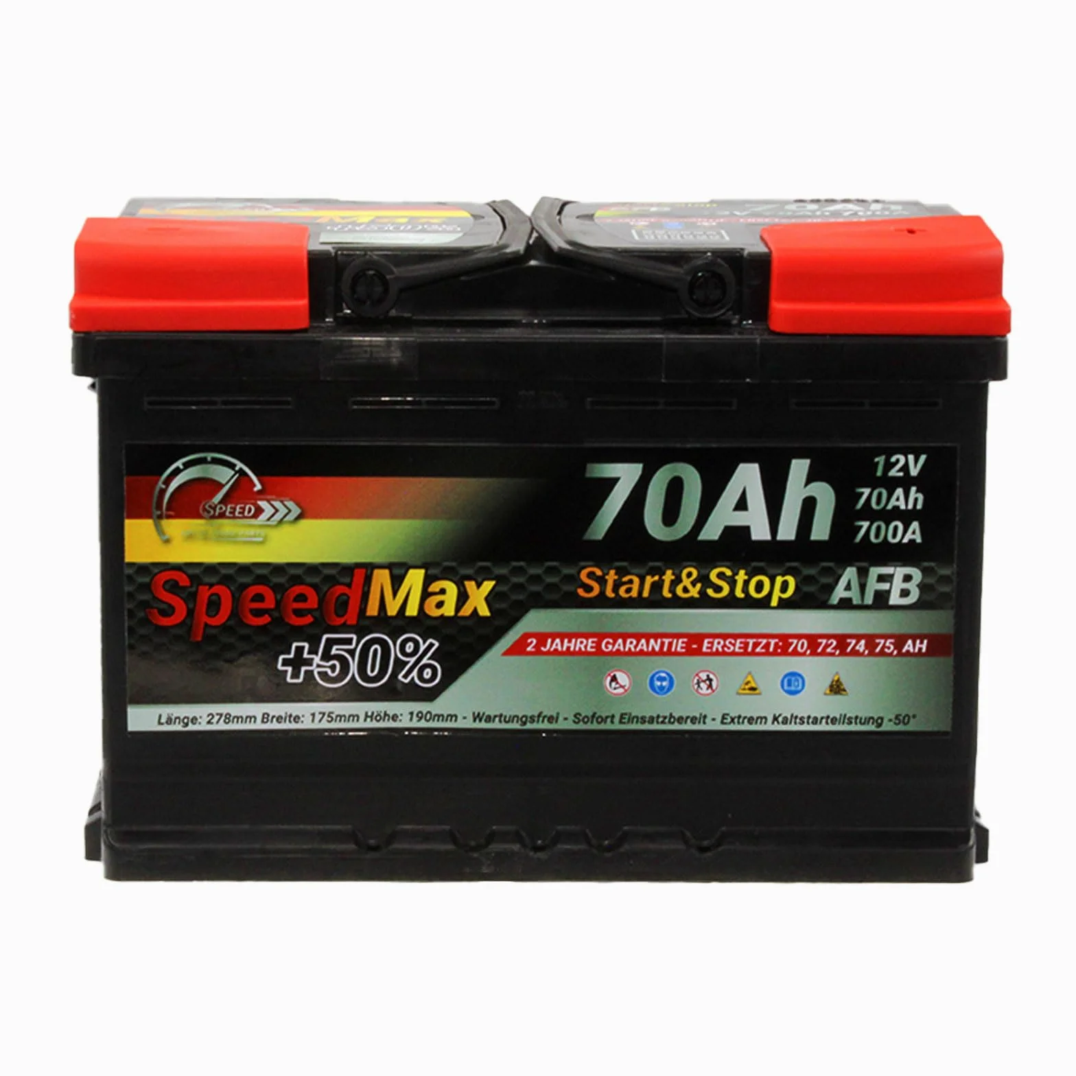 Batteria auto 70Ah AFB Speed Max Start&Stop 700A 12v L3 EFB