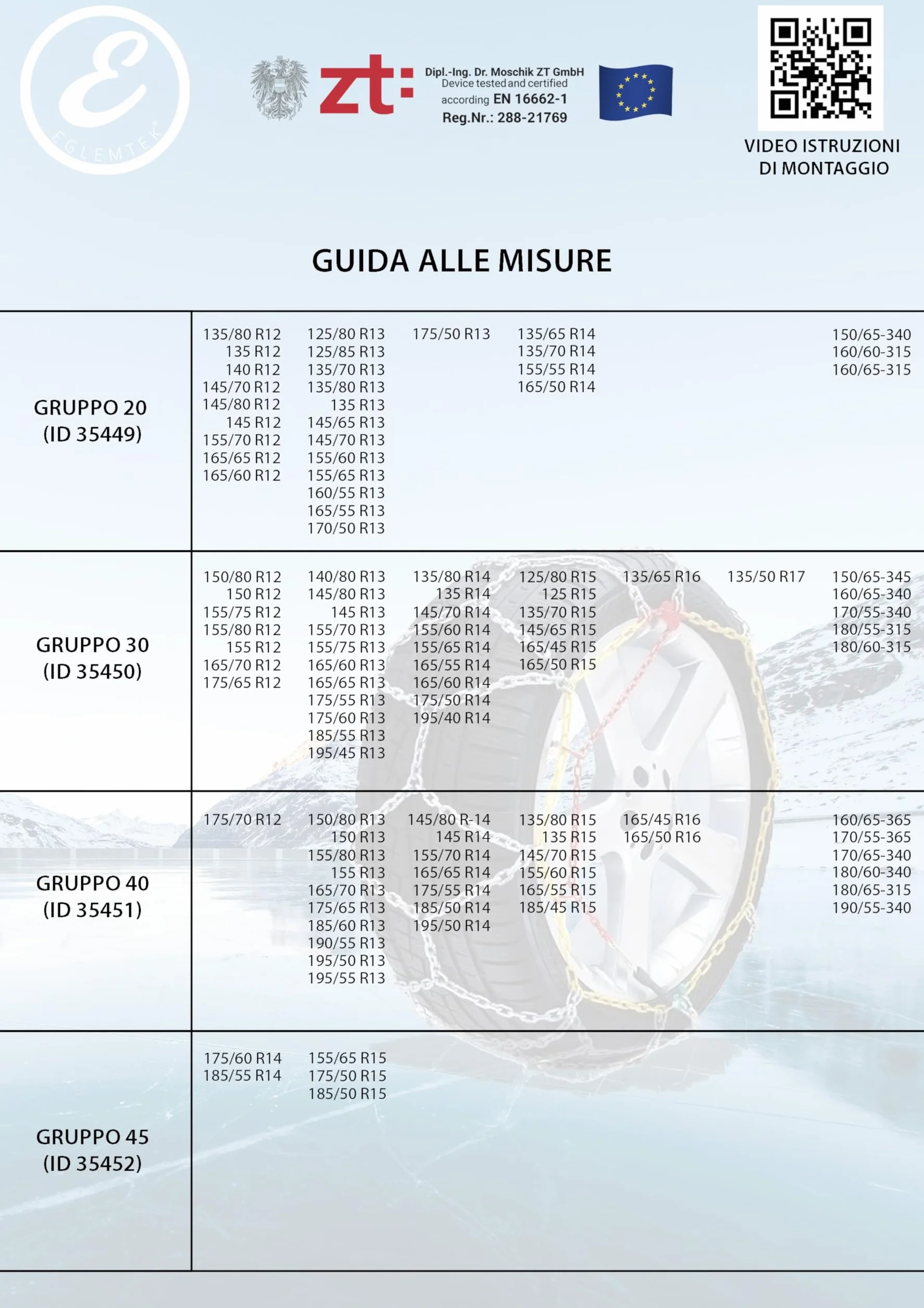Catene Da Neve Auto Omologate Montaggio Rapido 9 mm Metallo Tensionatore Autobloccante Misura 80