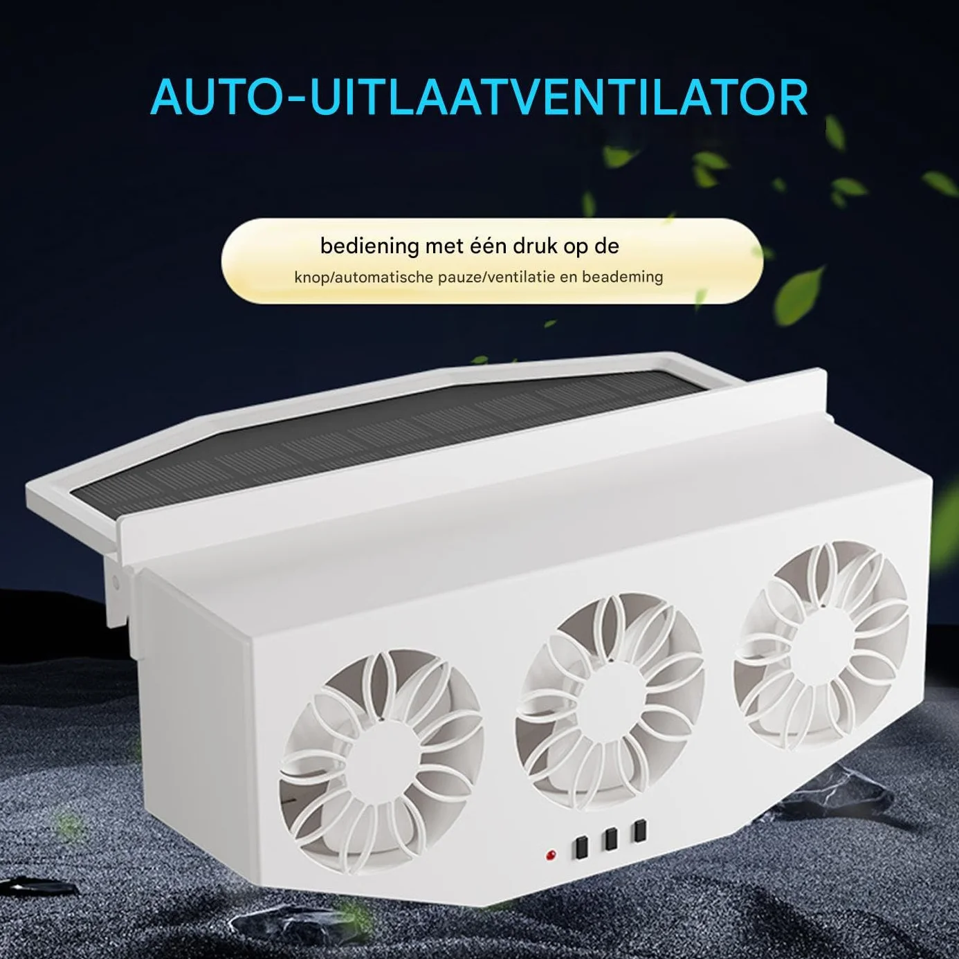 Ventilatore a energia solare Unità di ventilazione estrattori calore Apertura radiatore automatica pannello energetico auto RV
