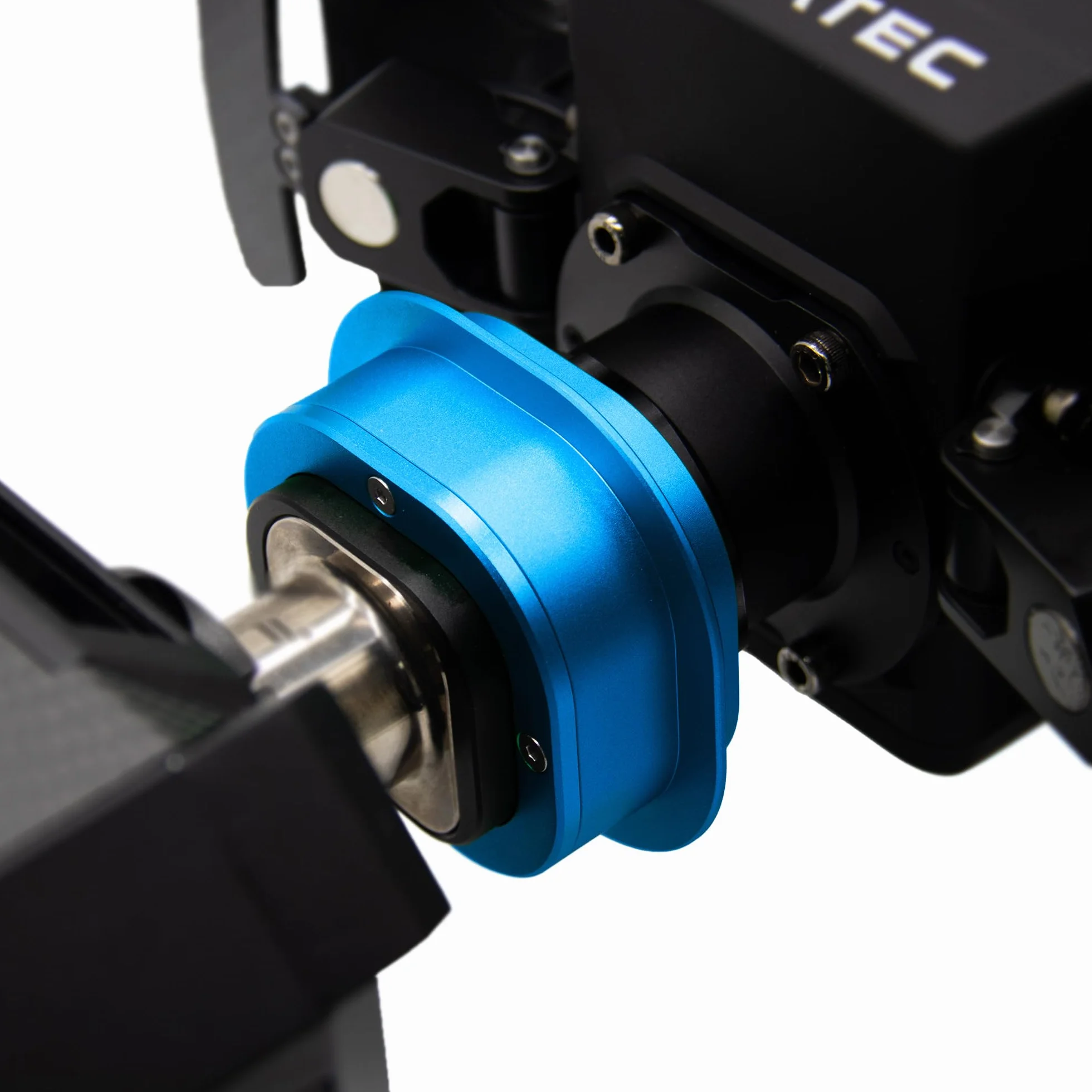 QR2 Racing Lati del Volante Adattati per Fanatec Racing Wheel QR2 Pro Quick Release Struttura Stabile Lavorazione CNC e Anodizzato Blu