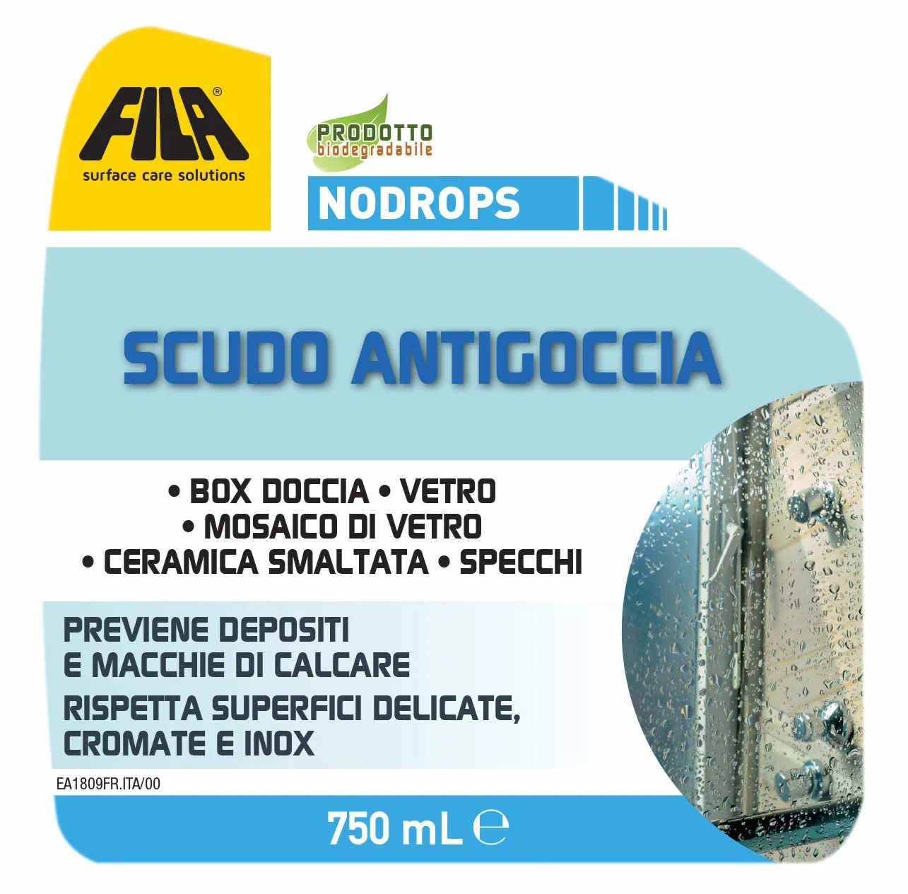 FILA Surface Care Solutions NODROPS Scudo Antigoccia 750 ml