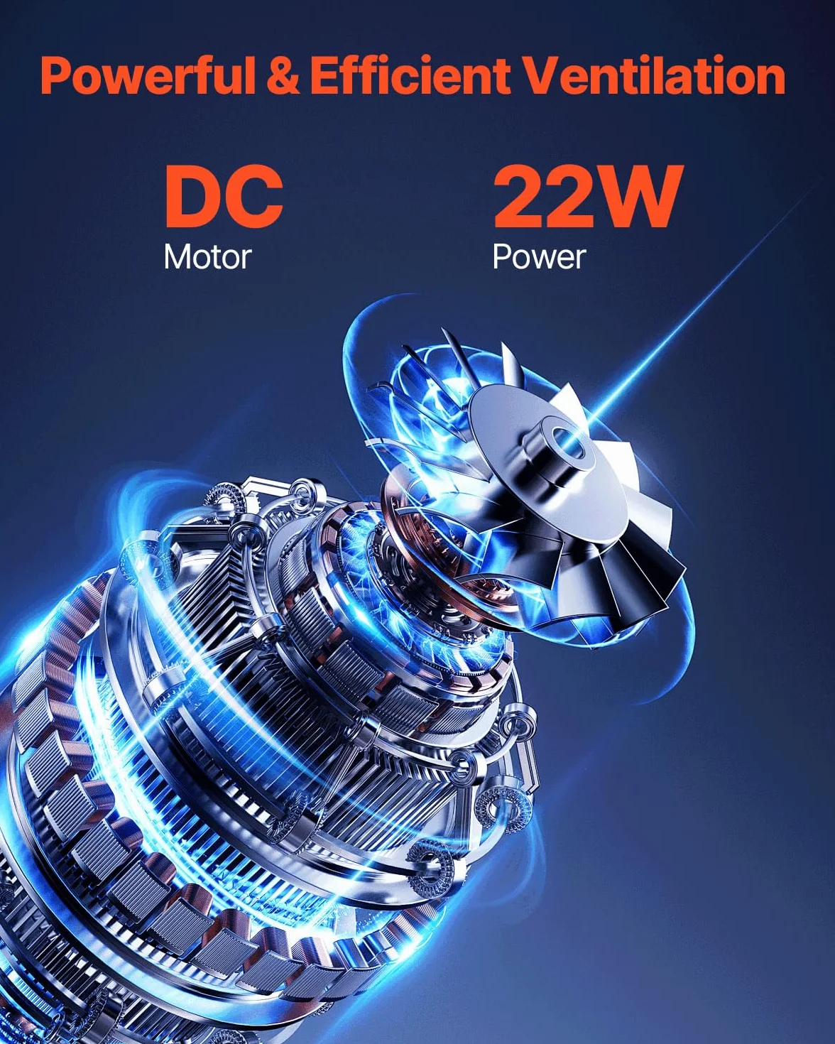 VEVOR Camper Ventilatore di Sfiato da 35,6 cm 12V 10 Velocità Telecomando Motore CC