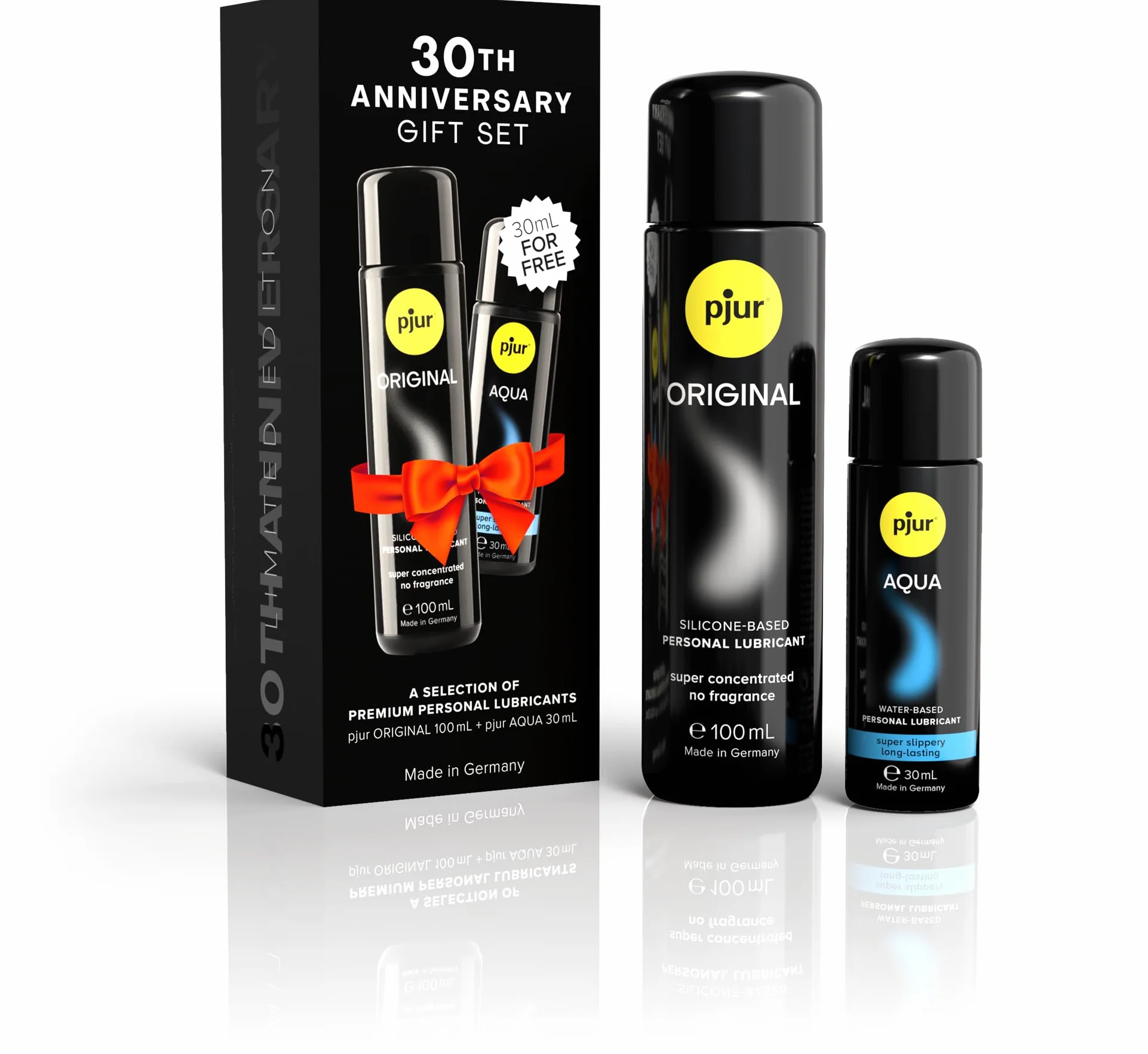 Pjur Set regalo 30° compleanno 100 ml + Aqua 30 ml