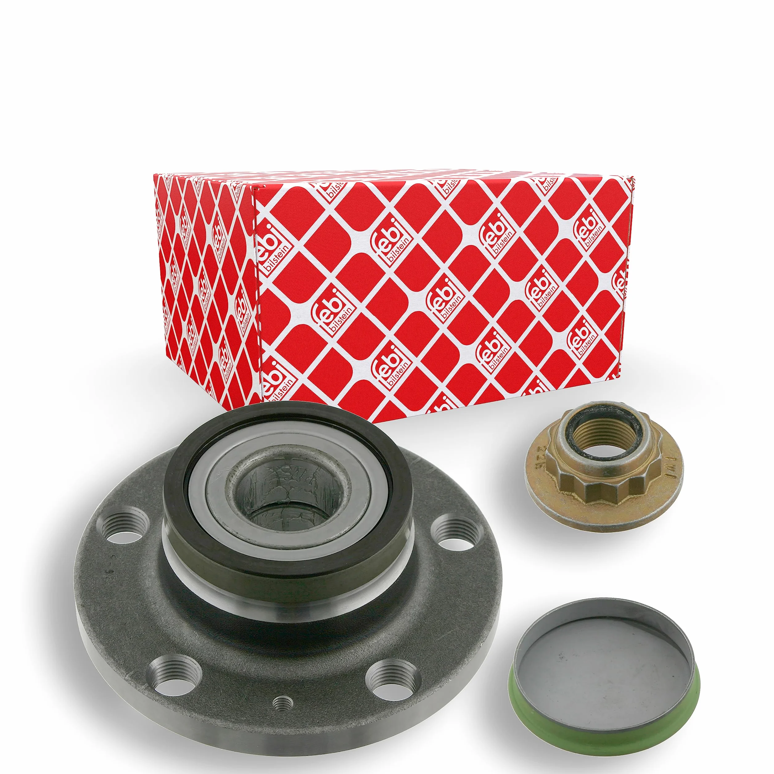 febi bilstein 24224 kit cuscinetto ruota con mozzo, anello impulsi ABS