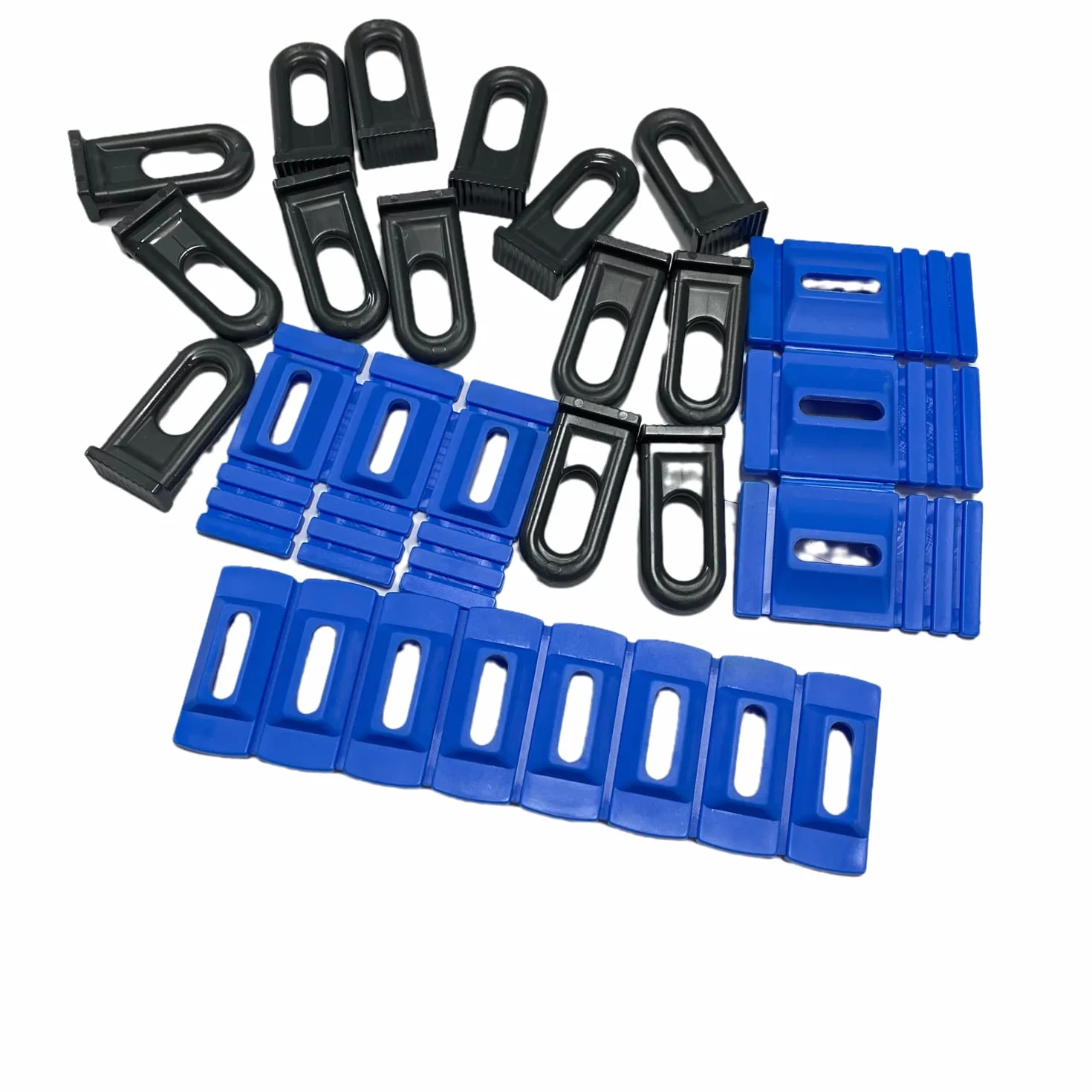 Attrezzi per riparazione ammaccature auto, kit senza vernice con manico e linguette colla gialla (blu)