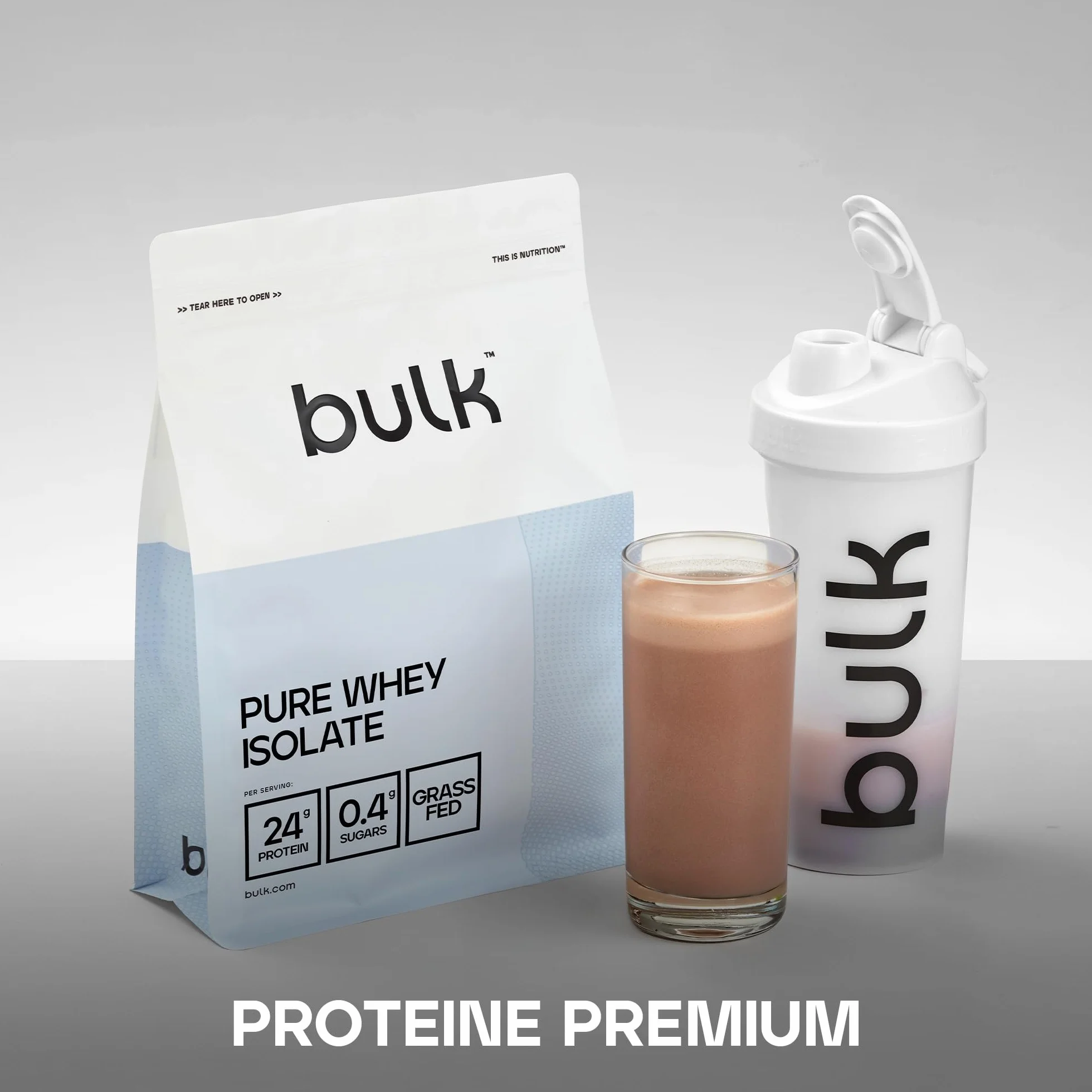 Bulk Pure Whey Isolate Cioccolato Caramello 25g Proteine 1kg