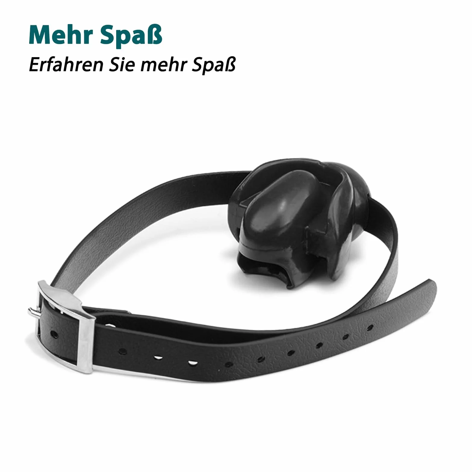 BDSMAGE Gag SM Sex Toy Estremo per Coppie, Mouth Extreme BDSM Toy Hard, Set di Schiavi (Nero)