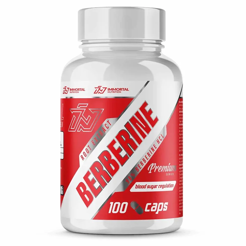 FlorioSport Berberina in Capsule 100 Cps – Berberina Berberis Aristata Pura 500 mg, Titolata al 98% Integratore Alimentare