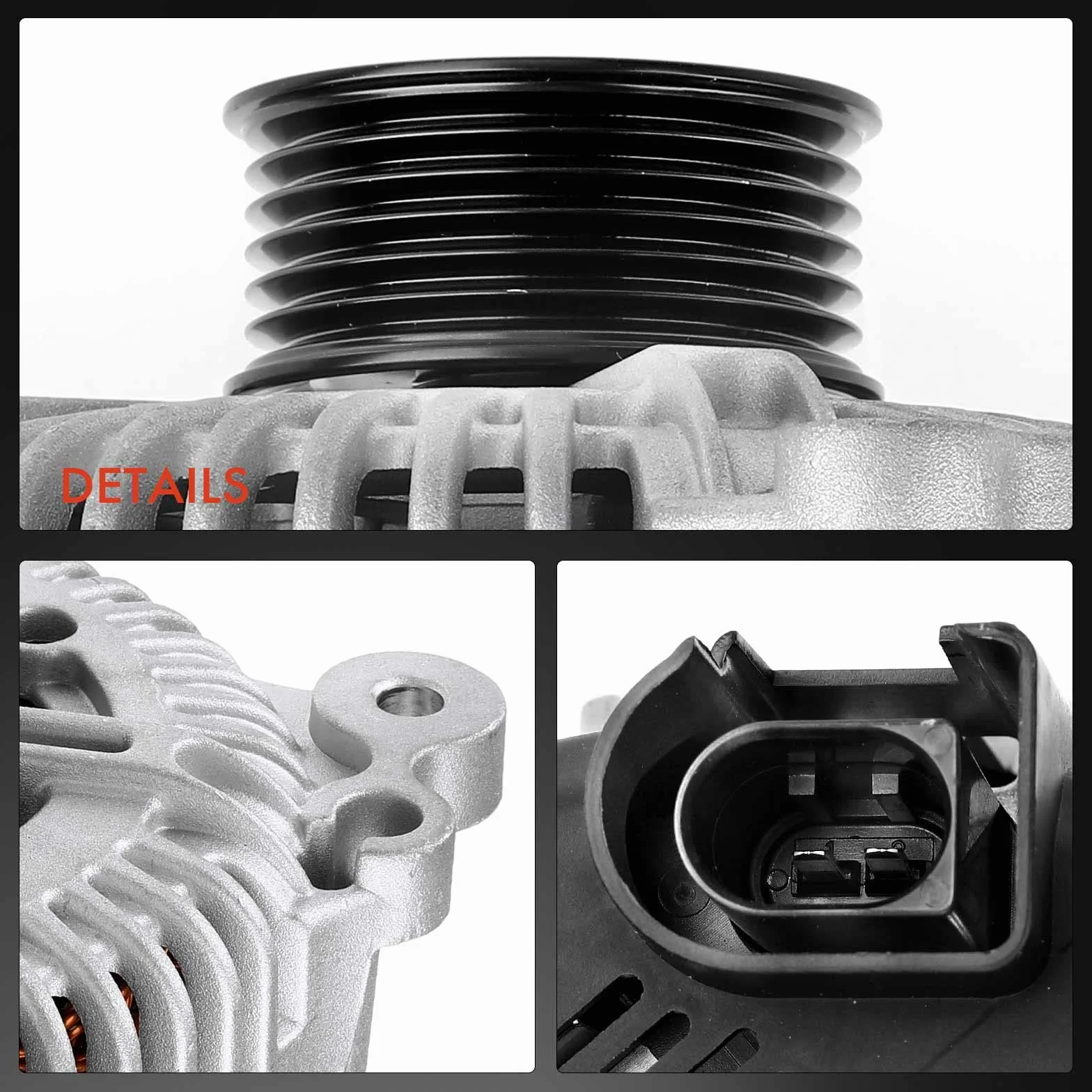 Frankberg Alternatore Generatore Compatibile 7L6 7L7 7LA 3.0L Q7 4LB 3.0L A6 Avant 4F5 3.0L A6 4F2 3.0L A6 Avant 4F5 2.7L 06C903016J