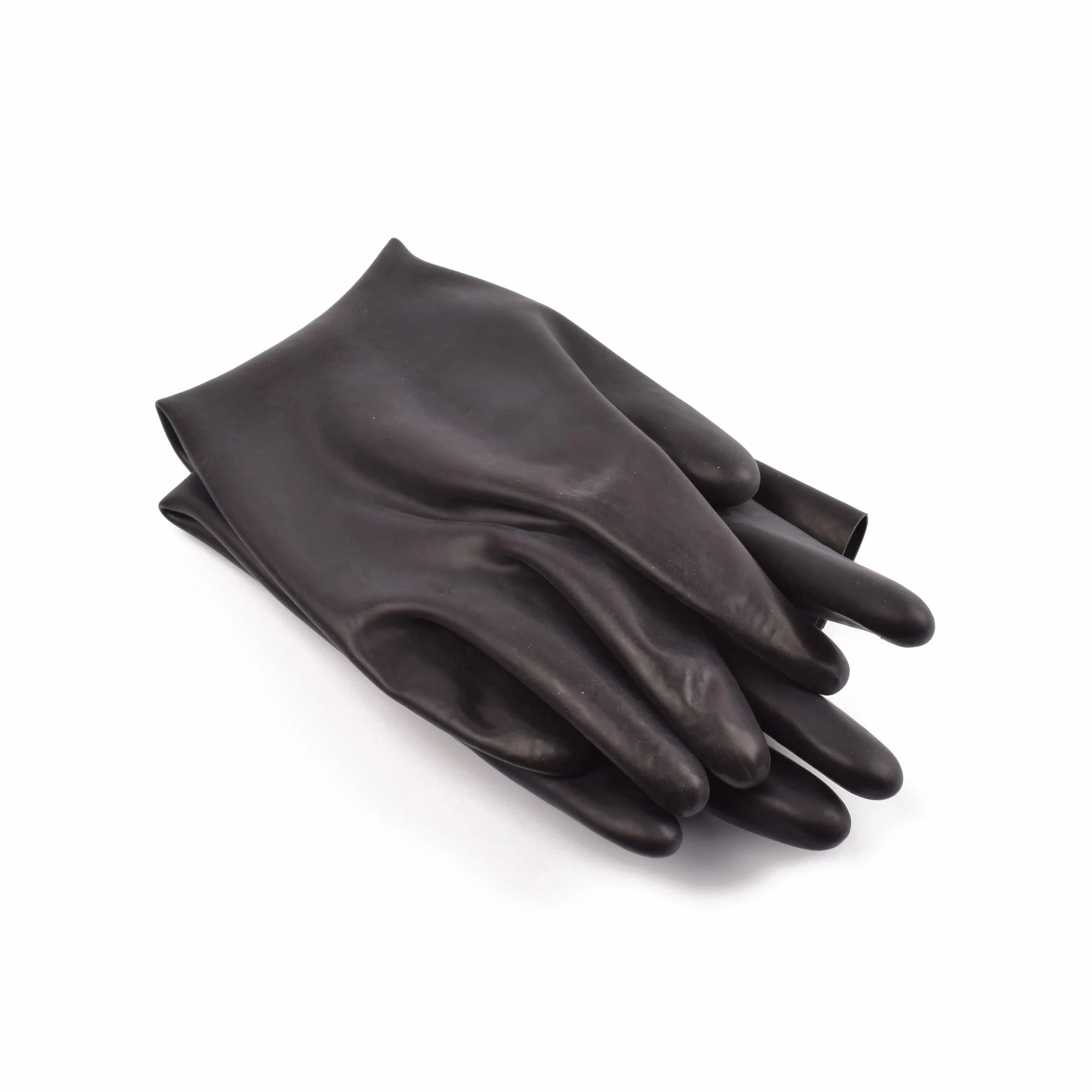 Rubberfashion Guanti in lattice corti fino al polso per donne e uomini