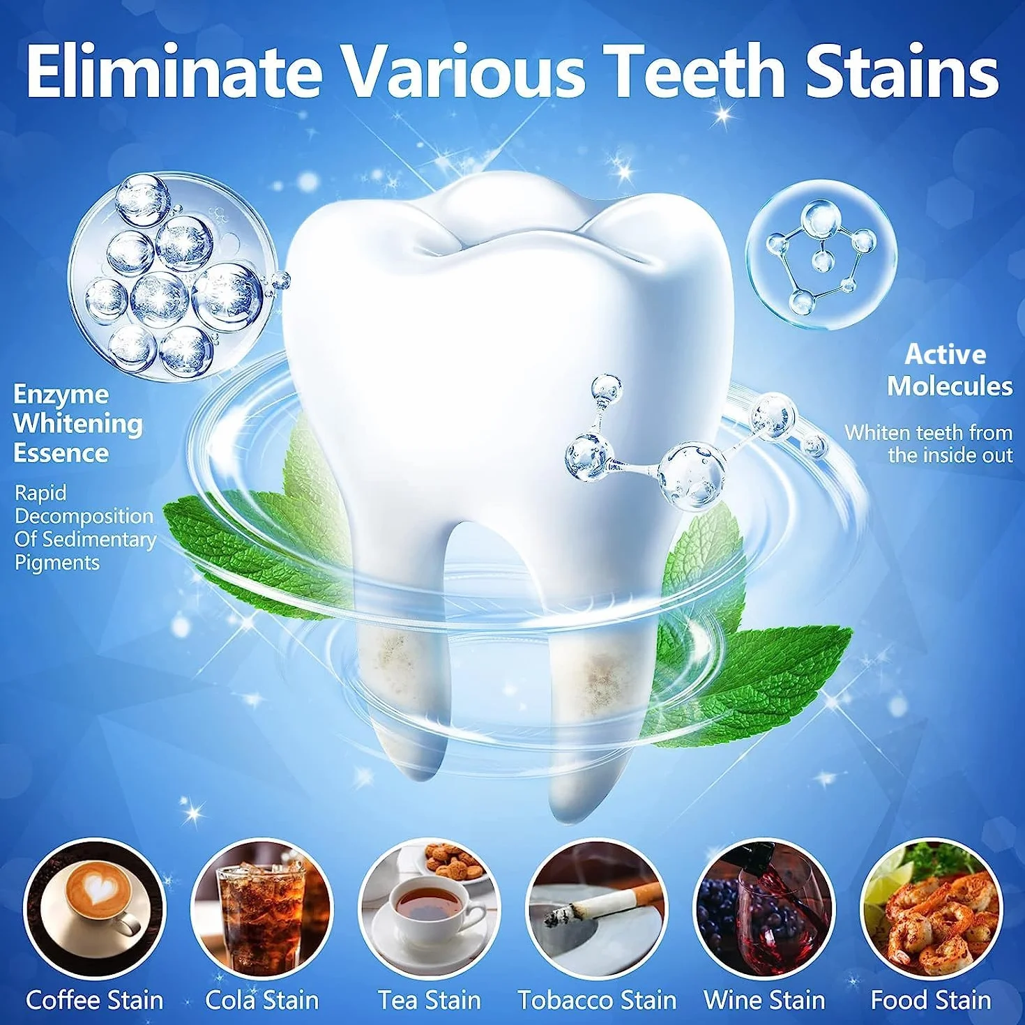 Sbiancante Denti Strisce Sbiancanti 28 Strisce 14 Sessioni Sbiancamento Denti