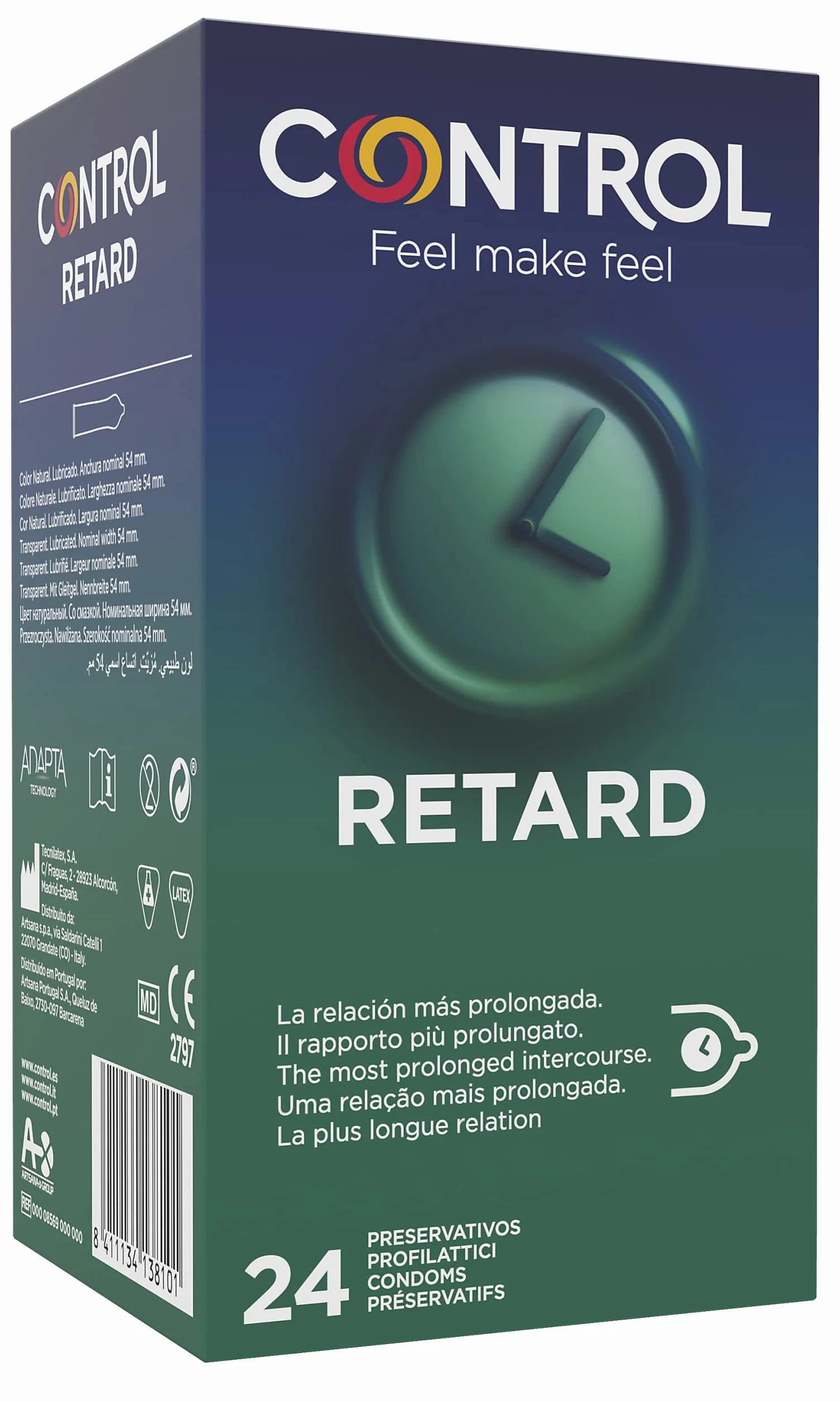 Control Retard Preservativi Ritardanti 24 Profilattici