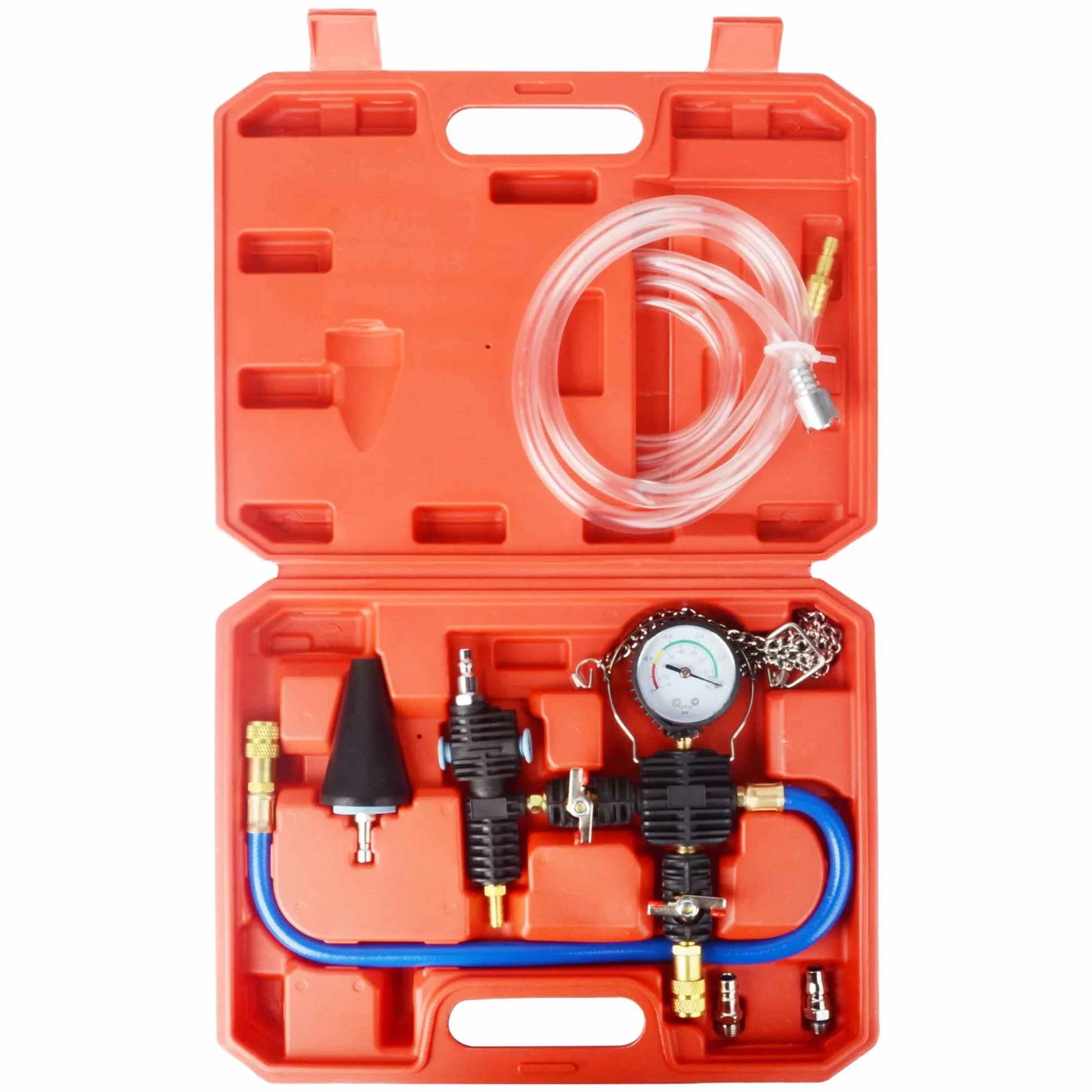 DAYUAN Set di strumenti professionali per sistema di raffreddamento del radiatore, kit di spurgo e ricarica del liquido refrigerante