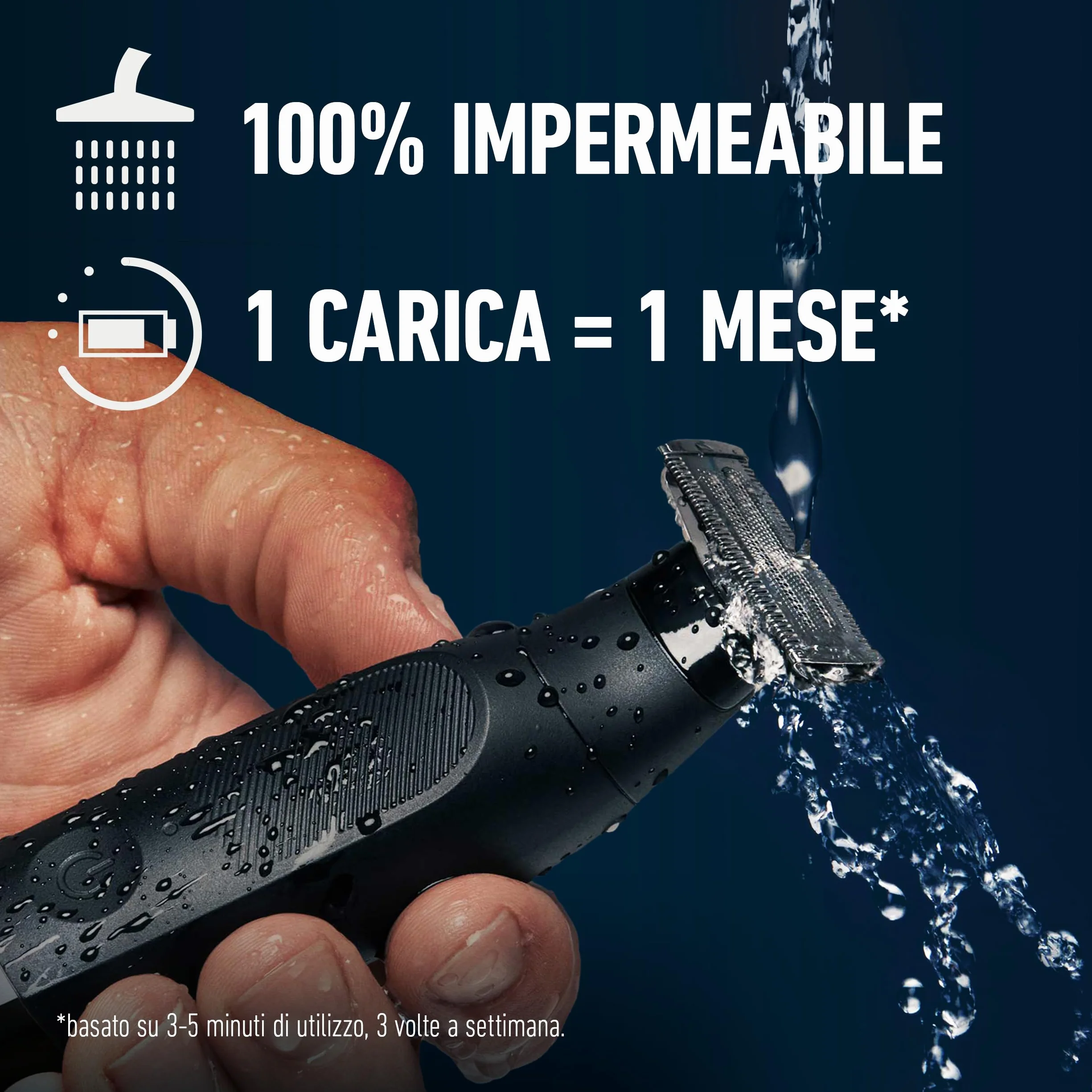 King C. Gillette Lama Barba di Ricambio per Regolabarba Uomo Style Master, Lama in Metallo a 4 Direzioni