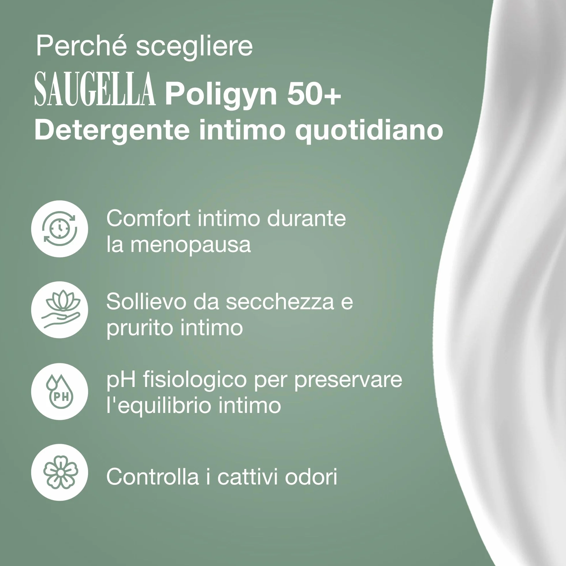 Saugella Poligyn Detergente Intimo Emolliente Antiprurito pH Neutro Camomilla Acido Lattico 750 ml