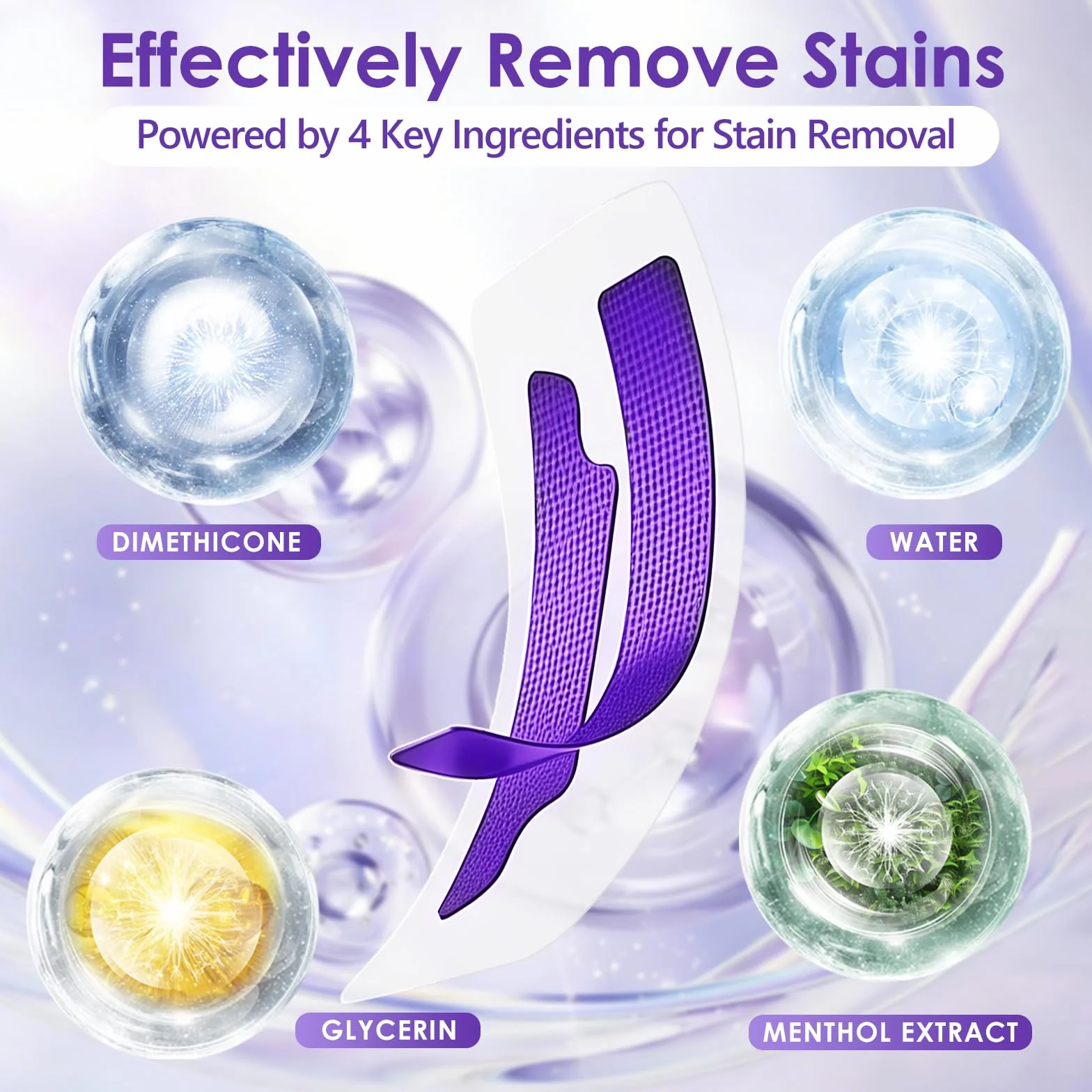 Professionale Strisce Sbiancanti Denti Viola, Rimuovere Macchie, Sorriso Bianco